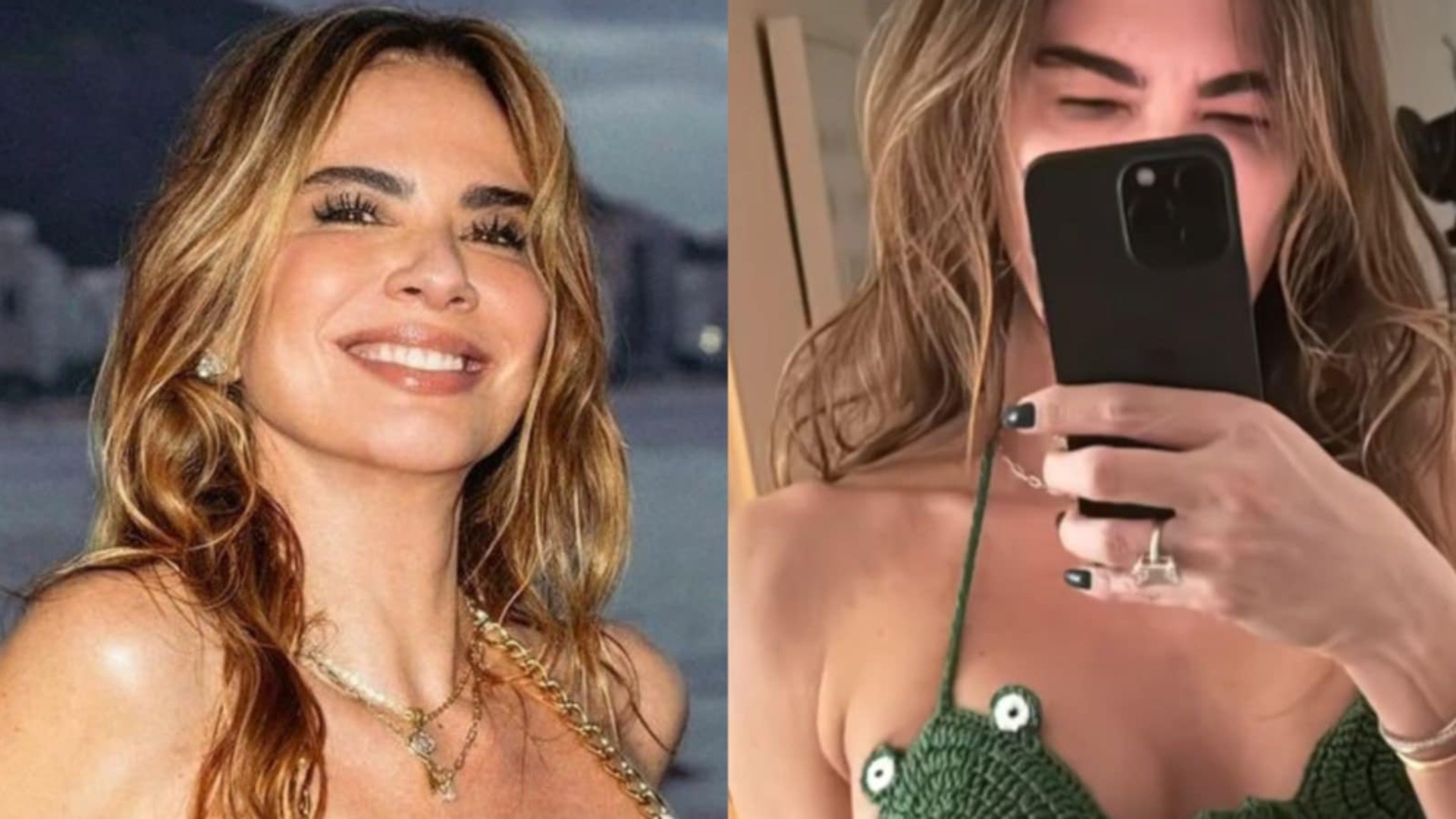 Luciana Gimenez causa ao surgir com biquíni de sapo em Nova York