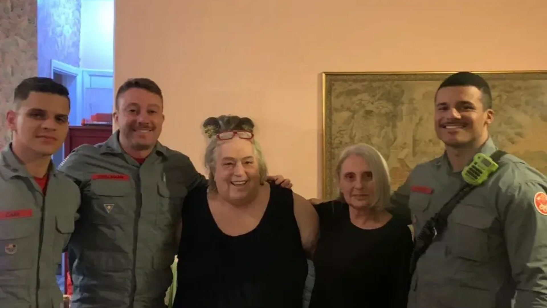 Mama Bruschetta sofre acidente doméstico e conta com a ajuda dos bombeiros