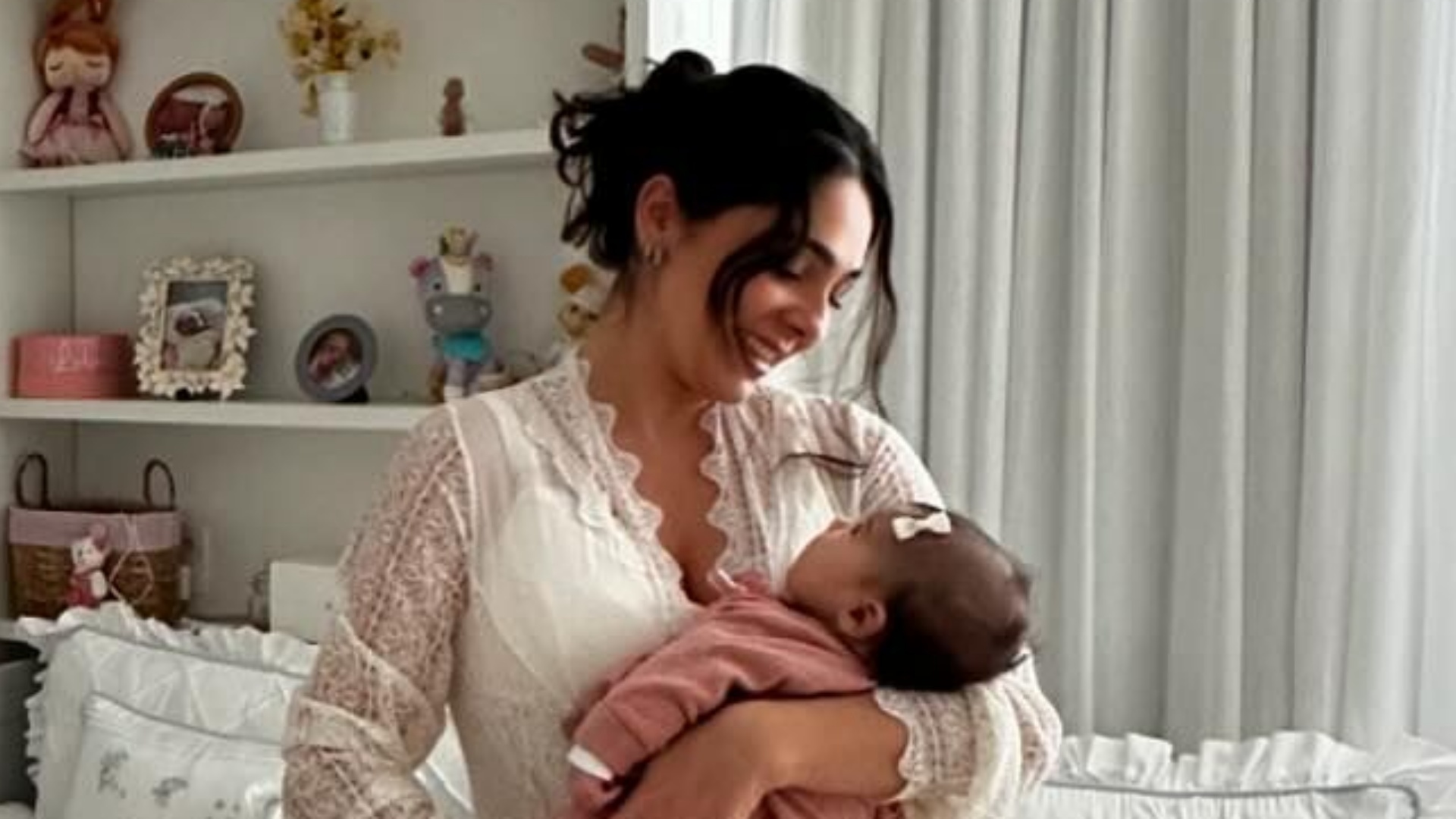 Marcela Barrozo mostra o quartinho da filha, Luiza: “Apaixonada”
