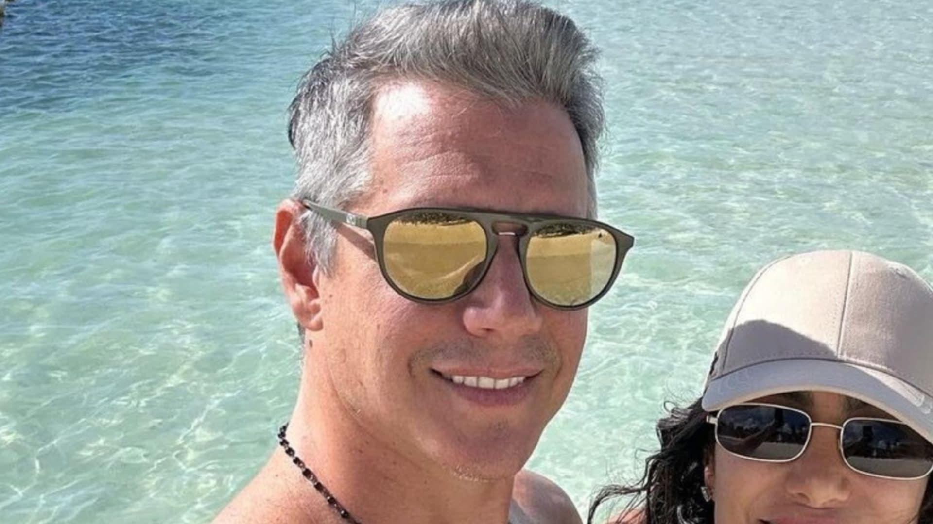 Marcio Garcia chama a atenção ao postar fotos da esposa: ‘Muito feliz’