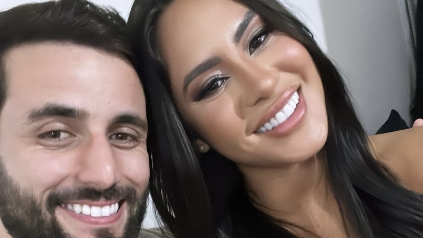 Matteus mostra reencontro com Isabelle em aeroporto de São Paulo