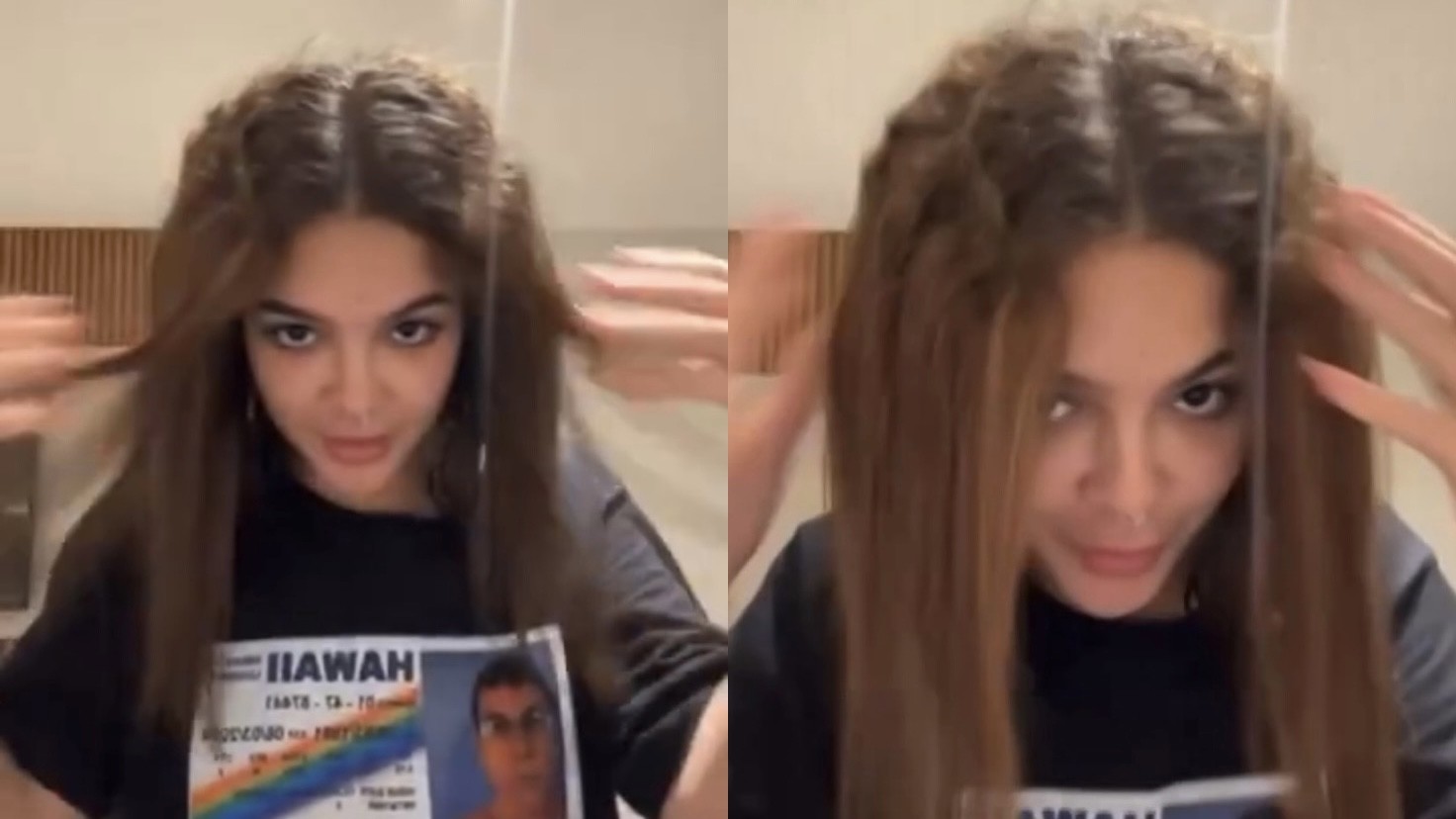 Mel Maia comemora evolução de transição capilar: “Muito cabelo cacheado’