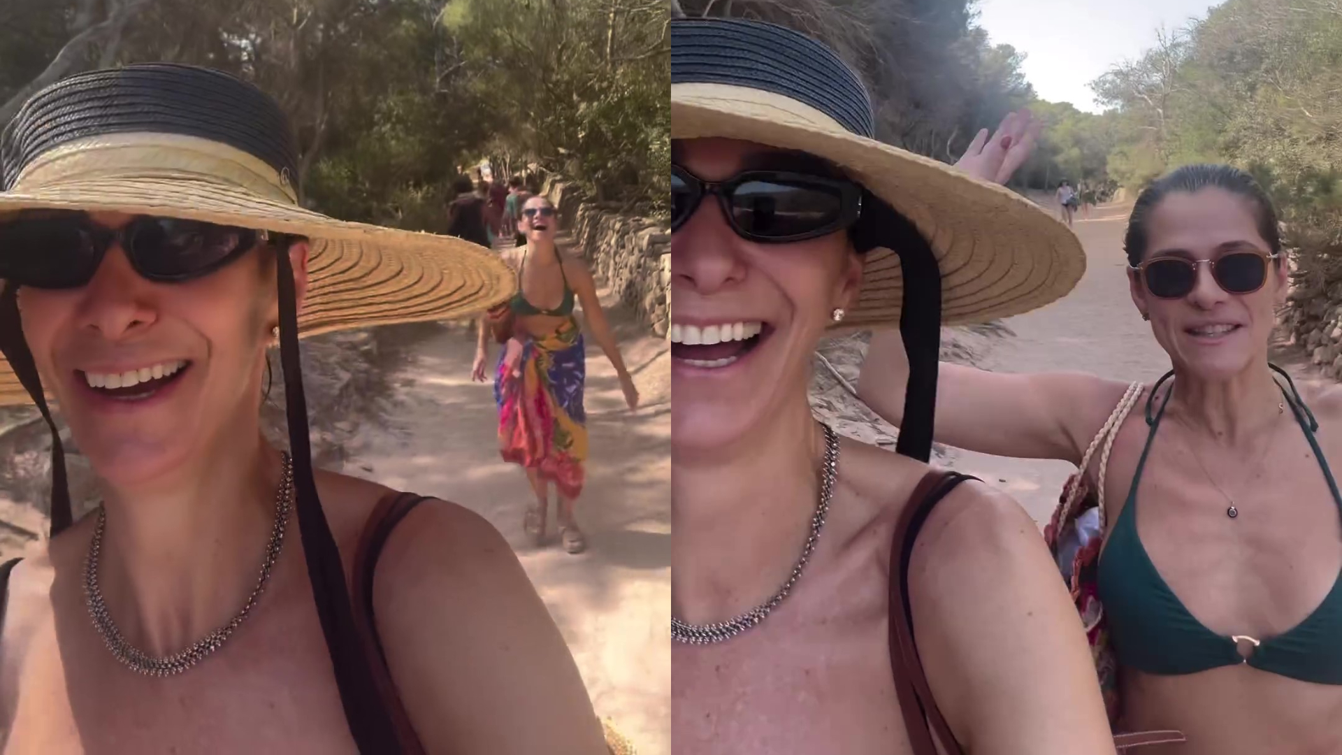 Mônica Martelli se queixa de ritmo de Ingrid Guimarães em caminhada e diverte seguidores