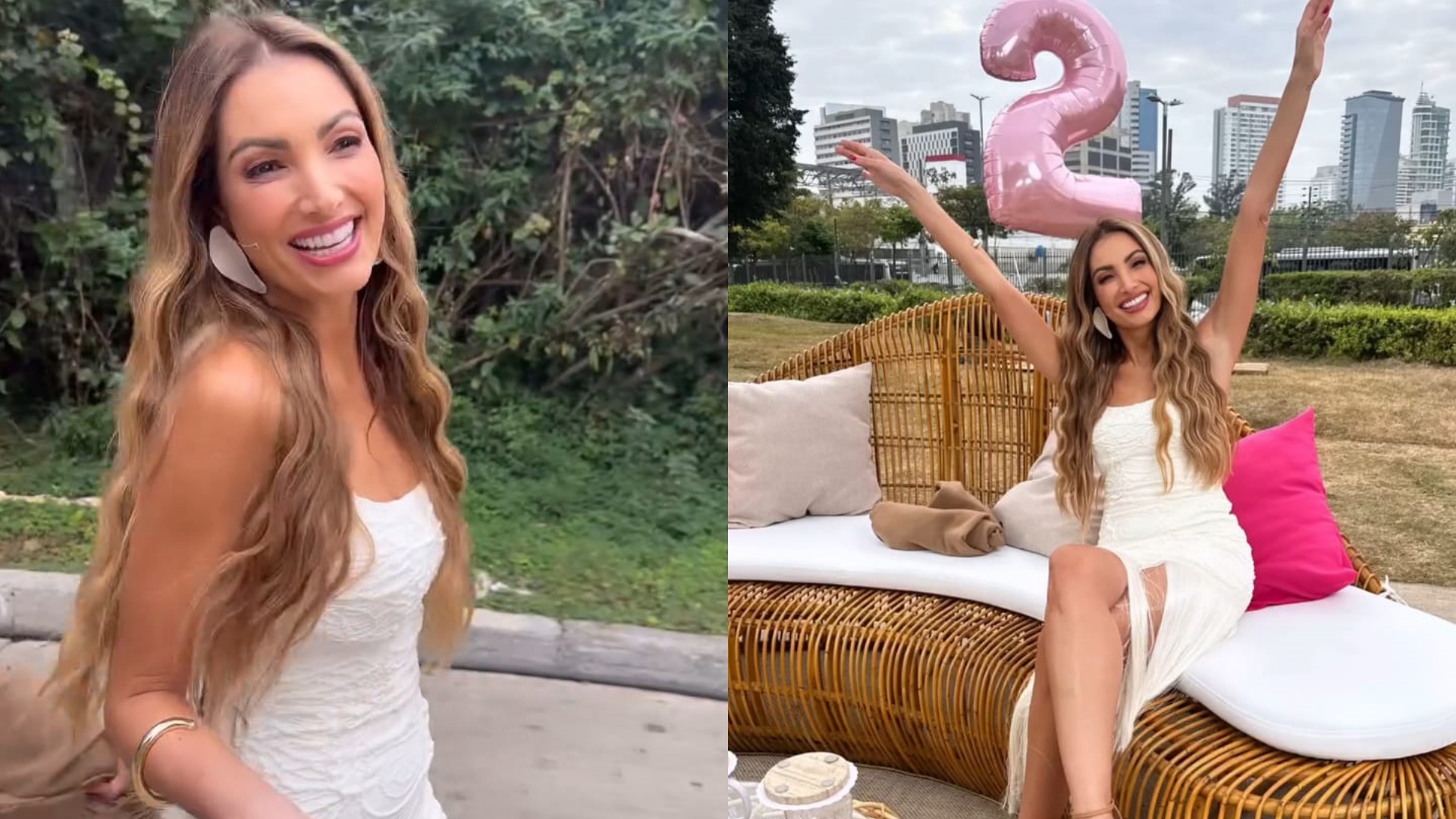 Patrícia Poeta mostra os bastidores da comemoração do programa ‘Encontro’