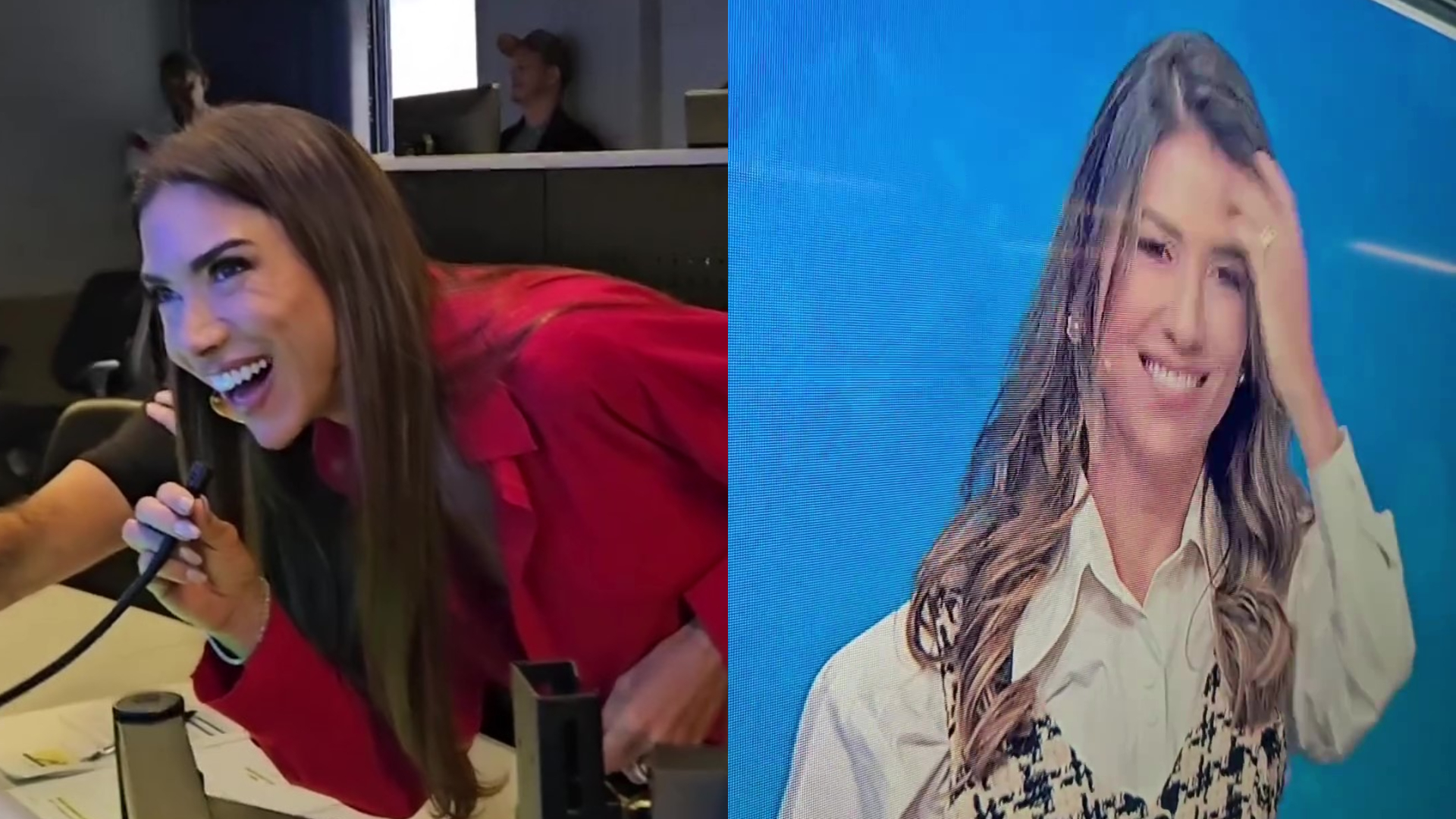 Patrícia Abravanel ‘dirige’ maquiagem de Rebeca e resposta da irmã diverte