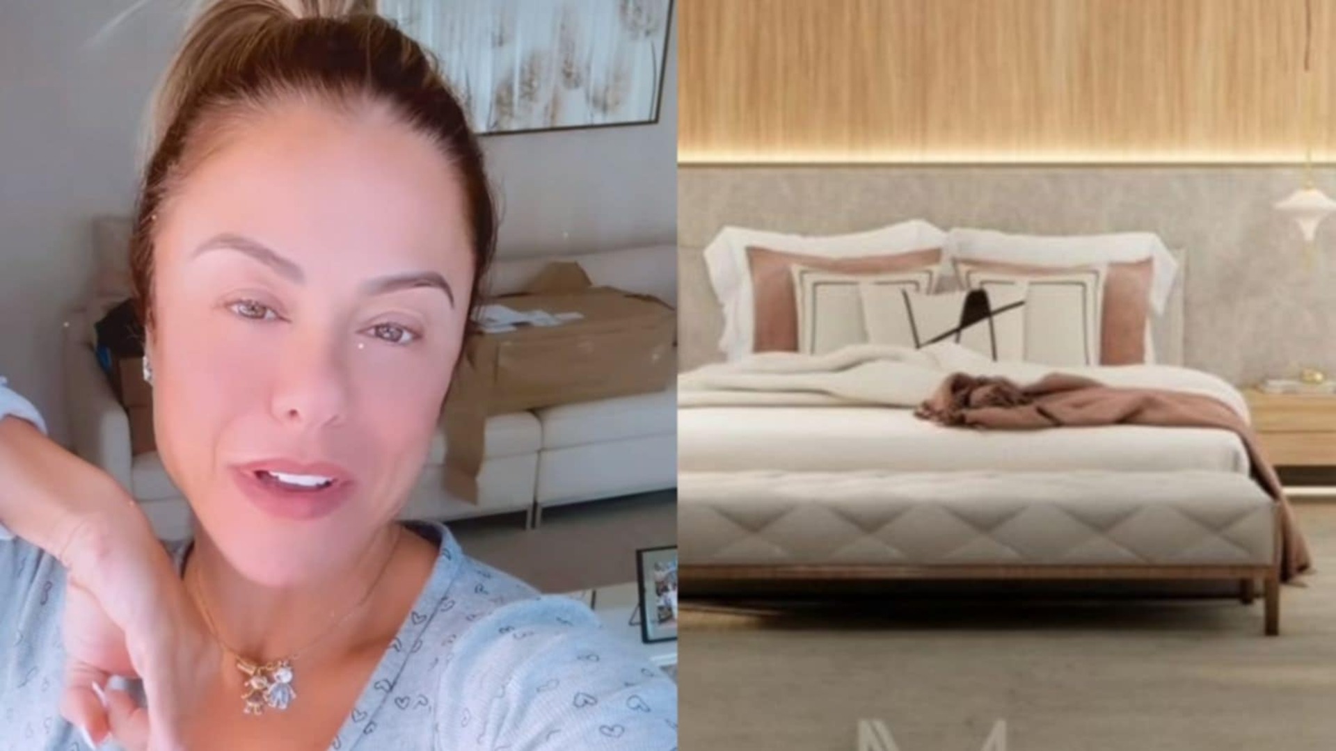 Poliana Rocha revela projeto luxuoso de sua suíte e de Leonardo