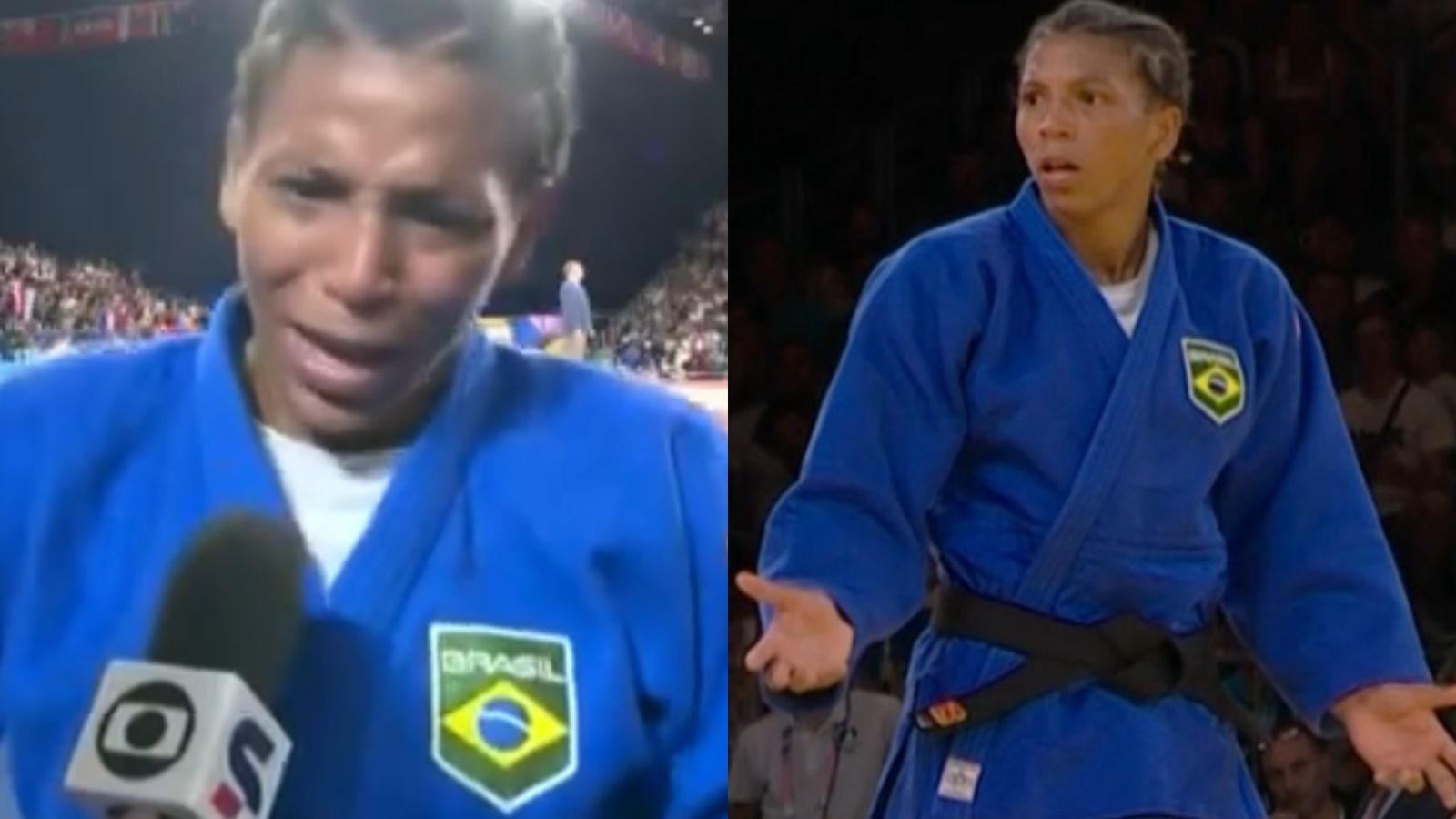 Rafaela Silva chora ao ser punida por quebrar regra nas Olimpíadas: ‘Desculpa’