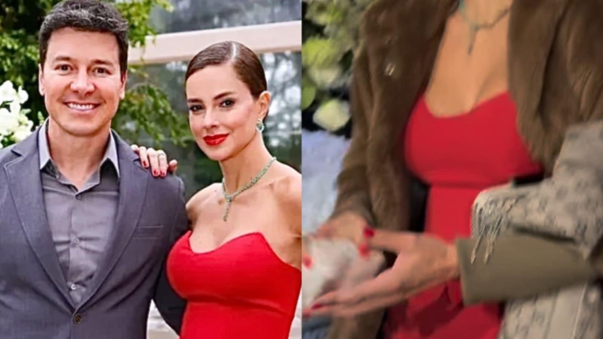 Rodrigo Faro mostra Vera Viel com marmita na festa do filho de Cesar Filho