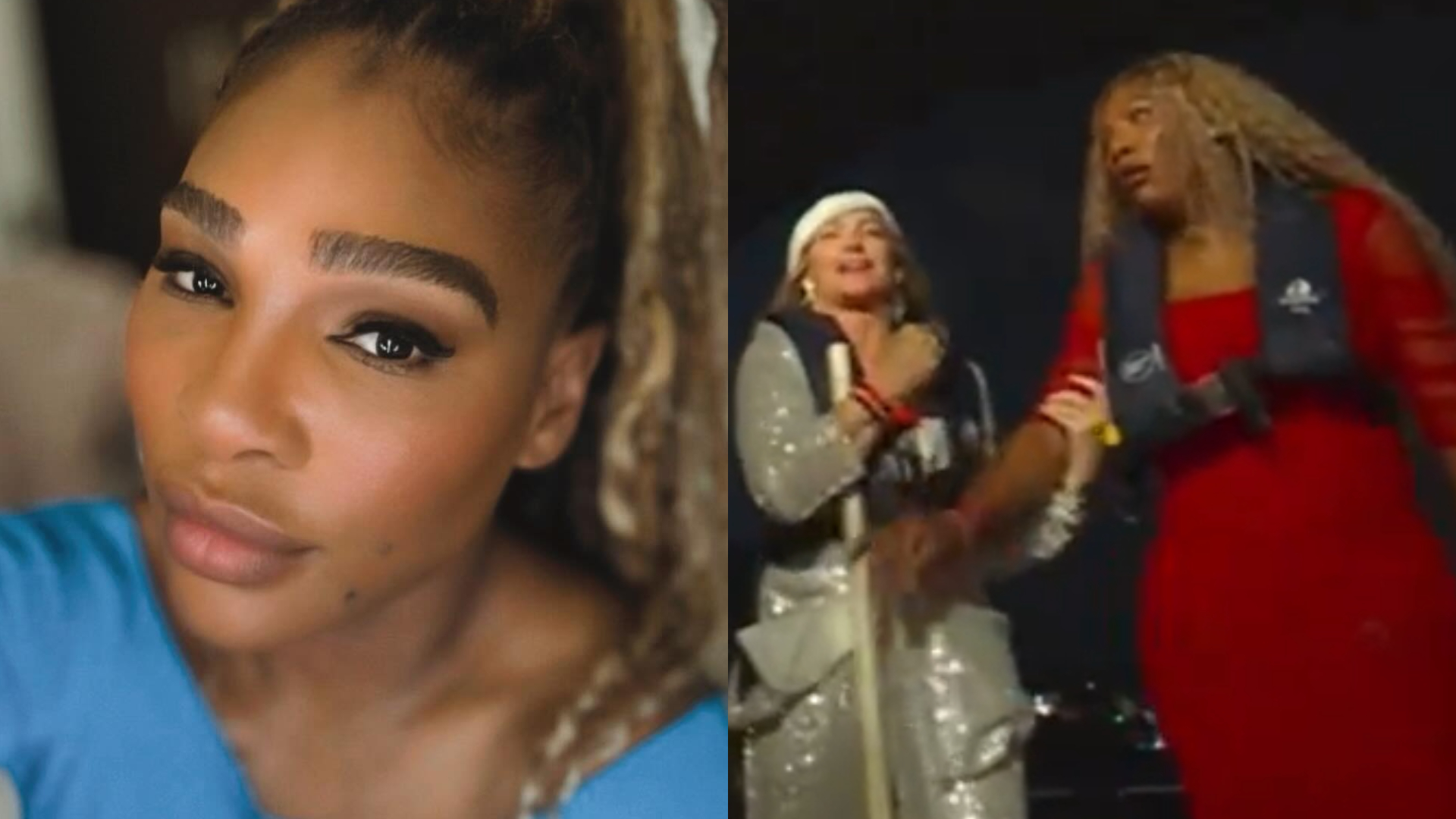 Serena Williams passa mal durante abertura olímpica