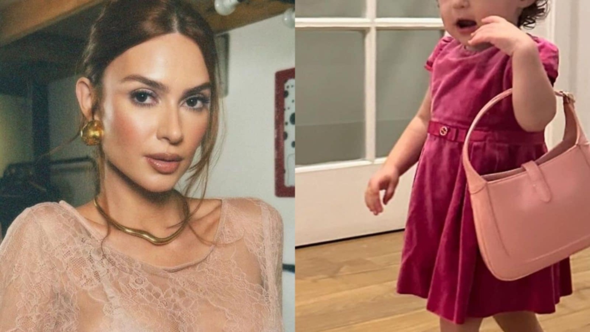 Thaila Ayala mostra a filha de 1 ano invadindo seu closet: ‘Lugar favorito’