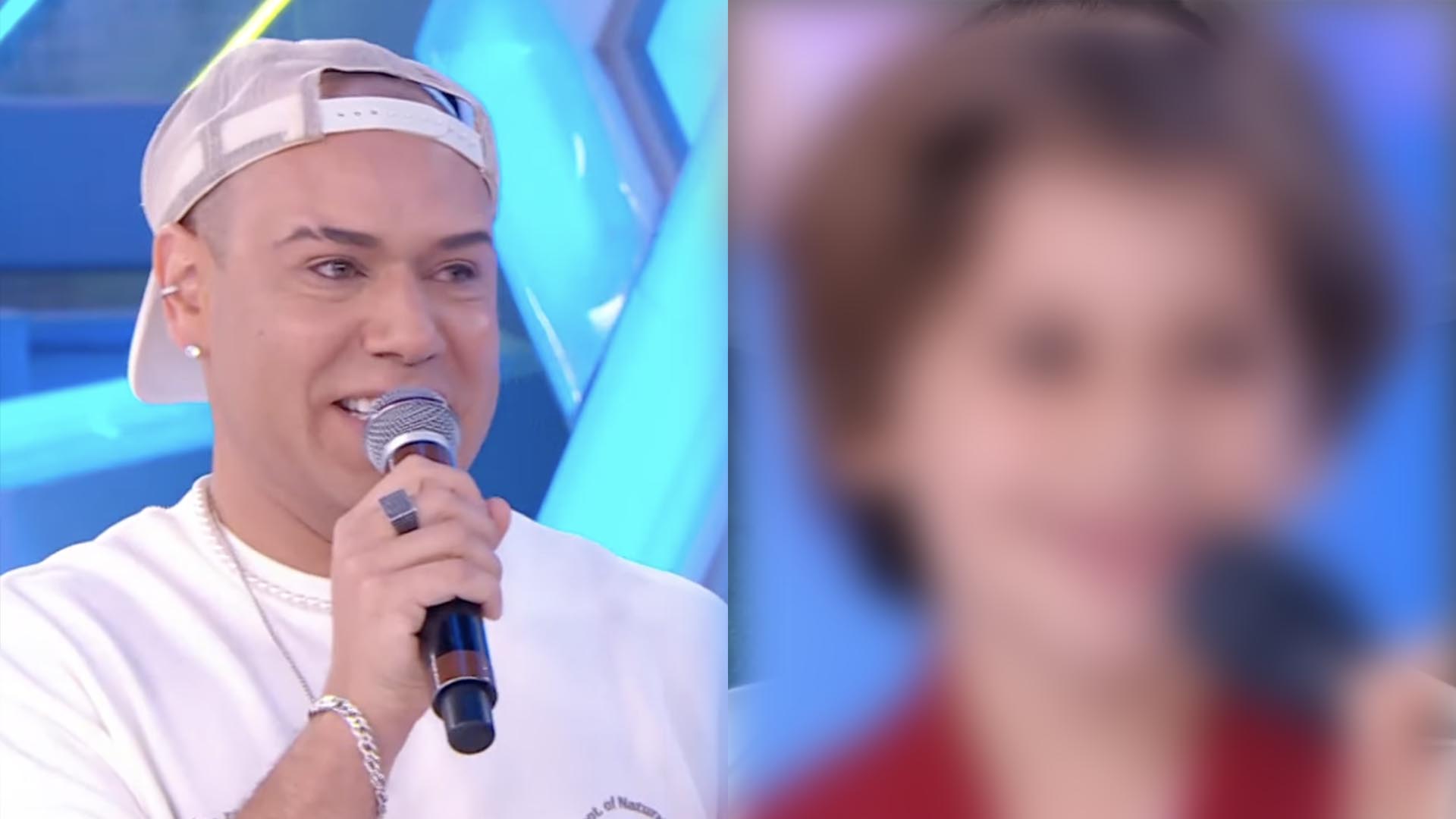 Filho de Tiago Barnabé rouba a cena no Domingo Legal