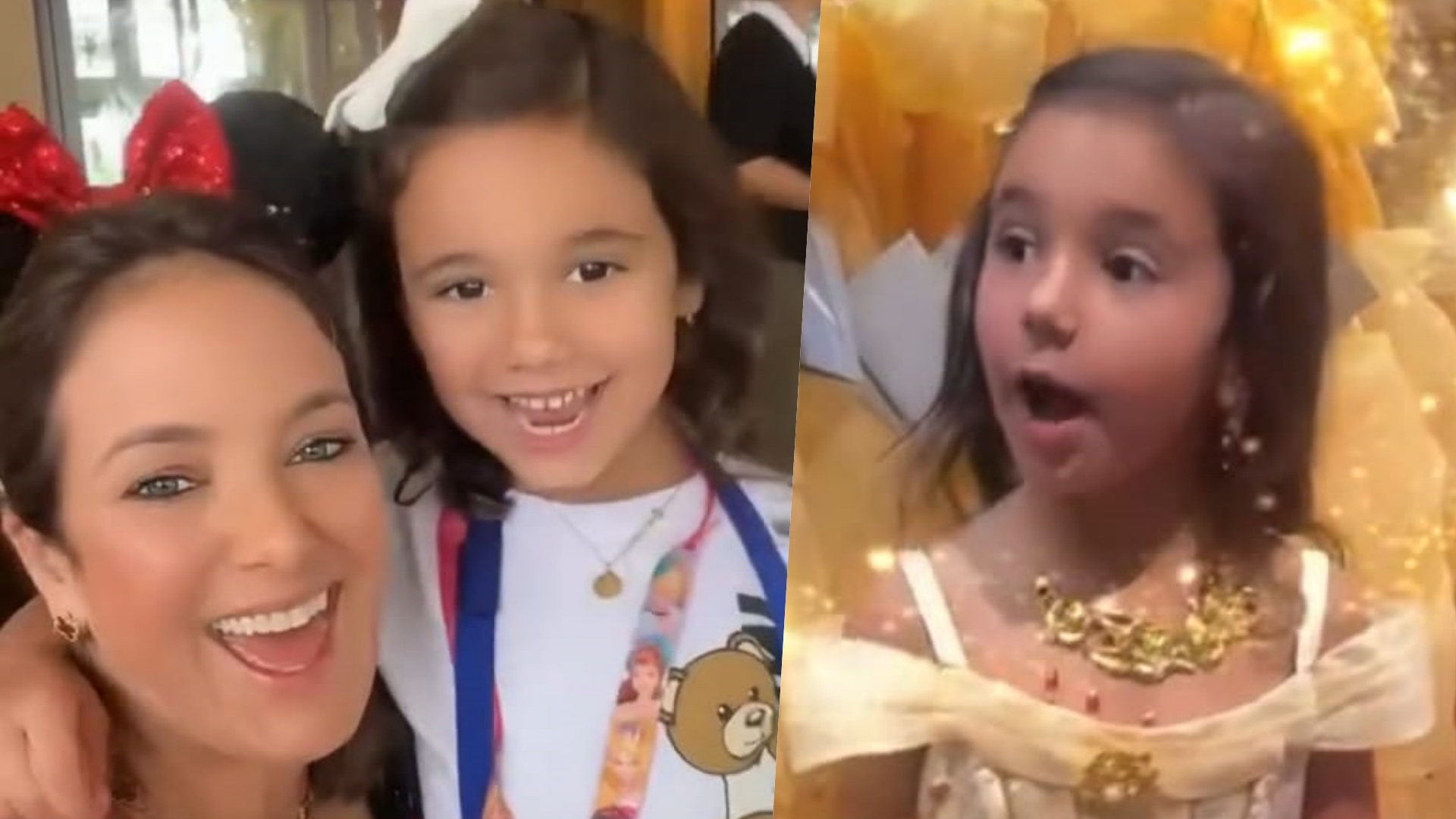 Filha de Ticiane Pinheiro encanta ao se transformar em princesa da Disney