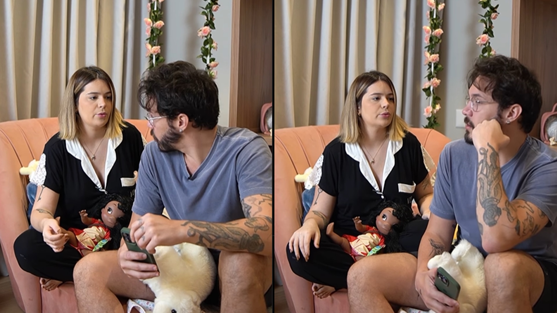 Viih Tube e Eliezer revelam código para falar de intimidade perto da filha