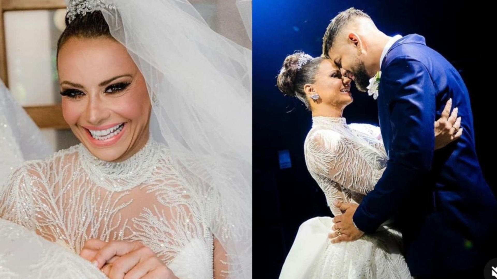 Viviane Araújo relembra seu casamento de princesa e impressiona