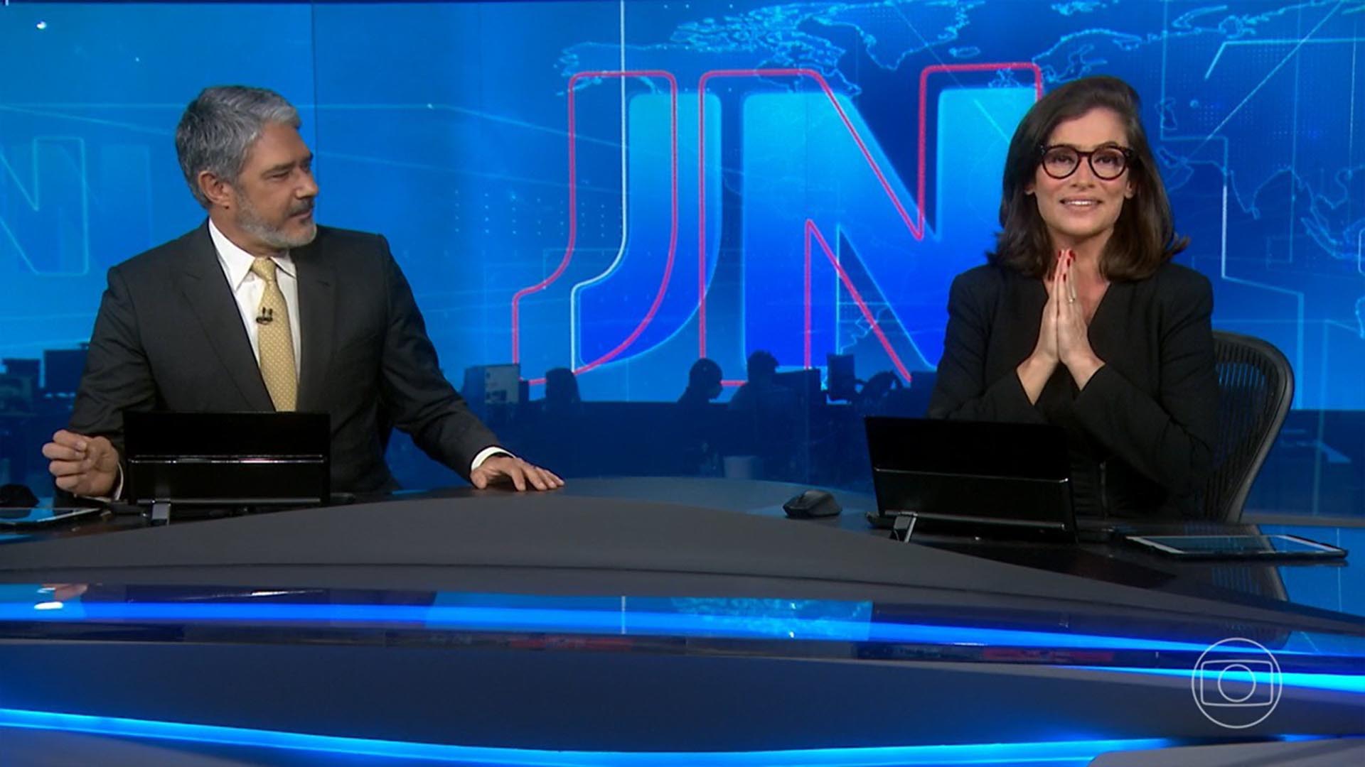Você viu? William Bonner e Renata Vasconcellos quebraram o protocolo no Jornal Nacional