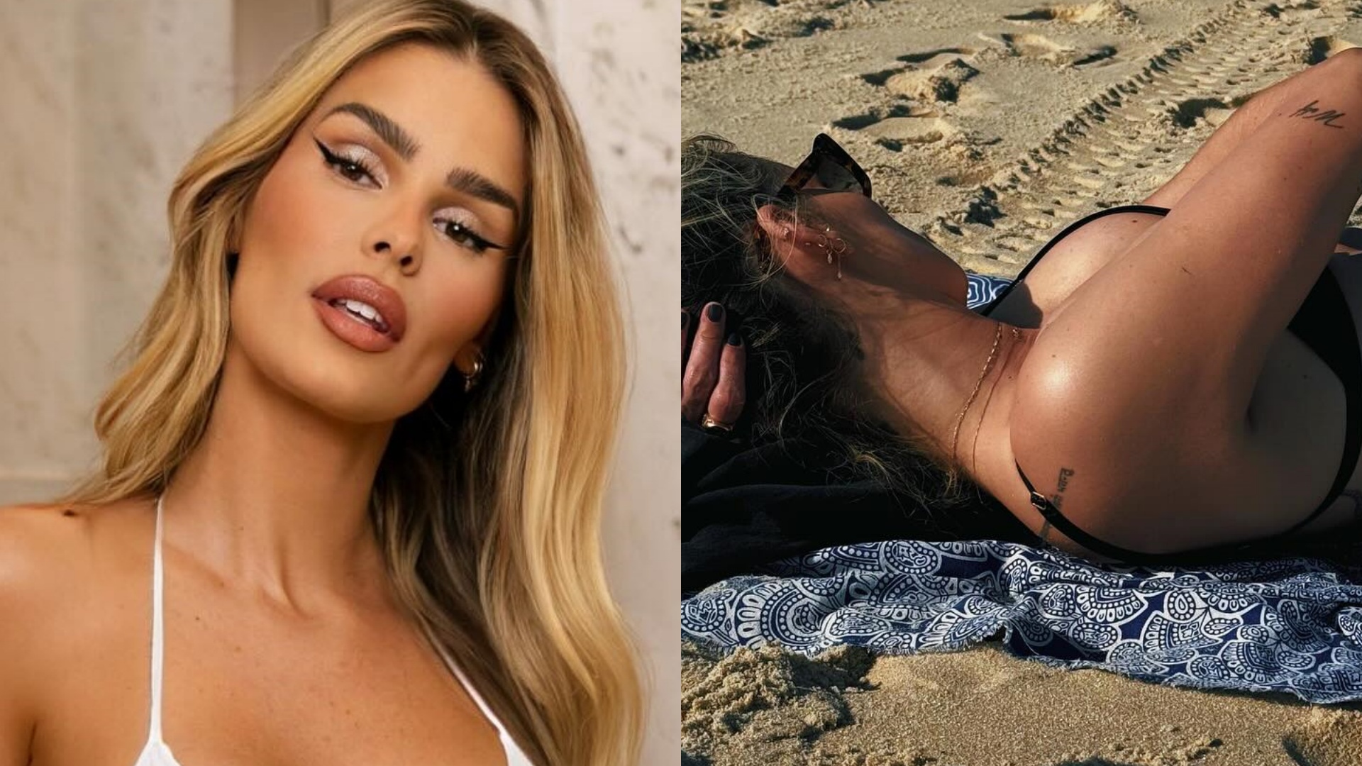 Yasmin Brunet ostenta corpaço em cliques na praia: “Perfeita”
