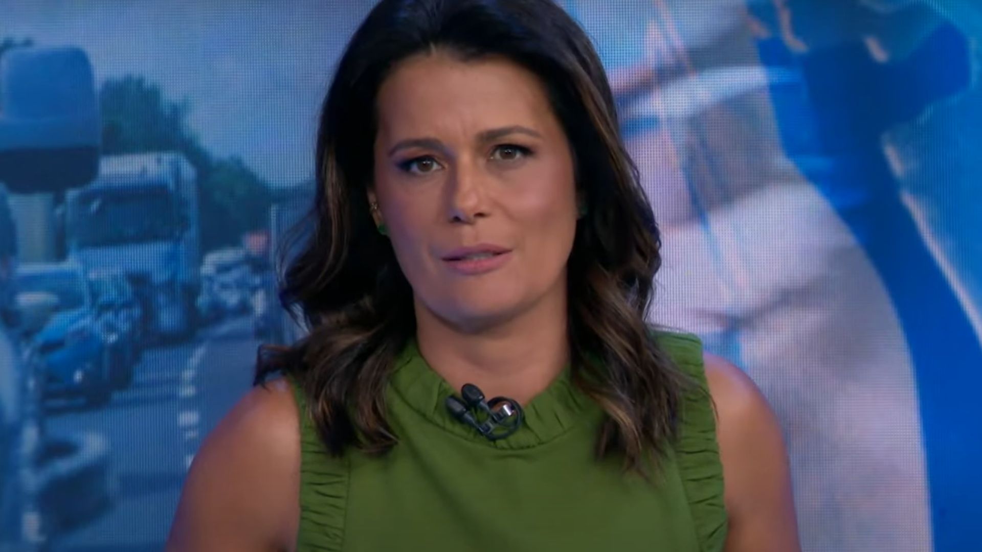 Adriana Araújo atualiza estado de saúde após passar mal em telejornal ao vivo