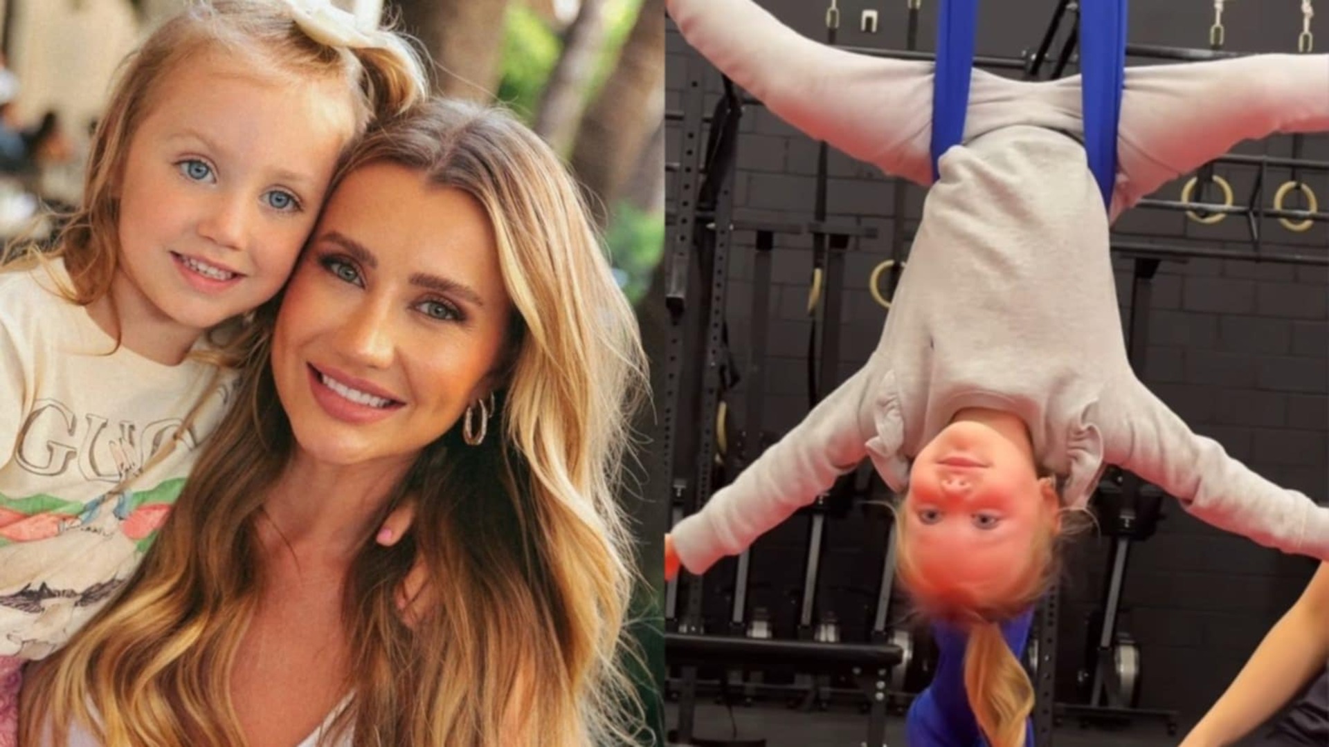 Ana Paula Siebert impressiona ao mostrar a filha na aula de circo