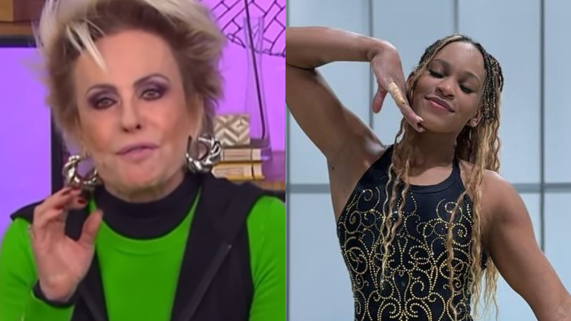 Ana Maria Braga convida Rebeca Andrade para cozinhar após ginasta revelar desejos gastronômicos