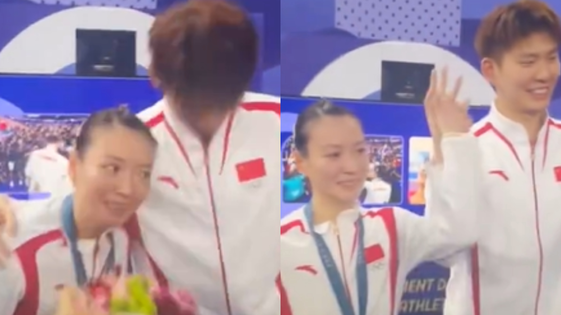 Atleta chinesa é pedida em casamento após ganhar medalha olímpica de ouro