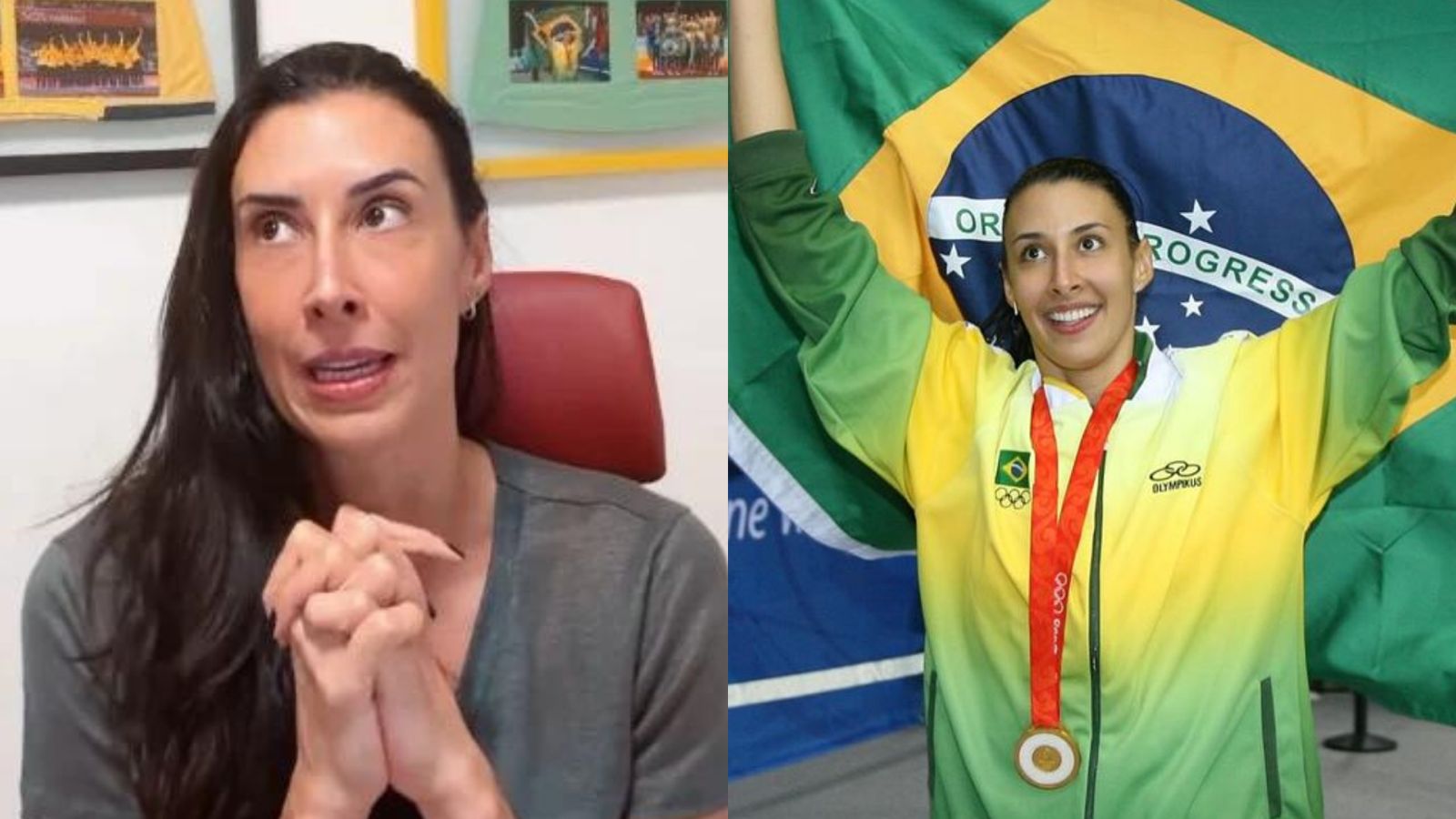 Bicampeã olímpica de vôlei, Sheilla Castro lamenta morte da mãe: “Partiu hoje”
