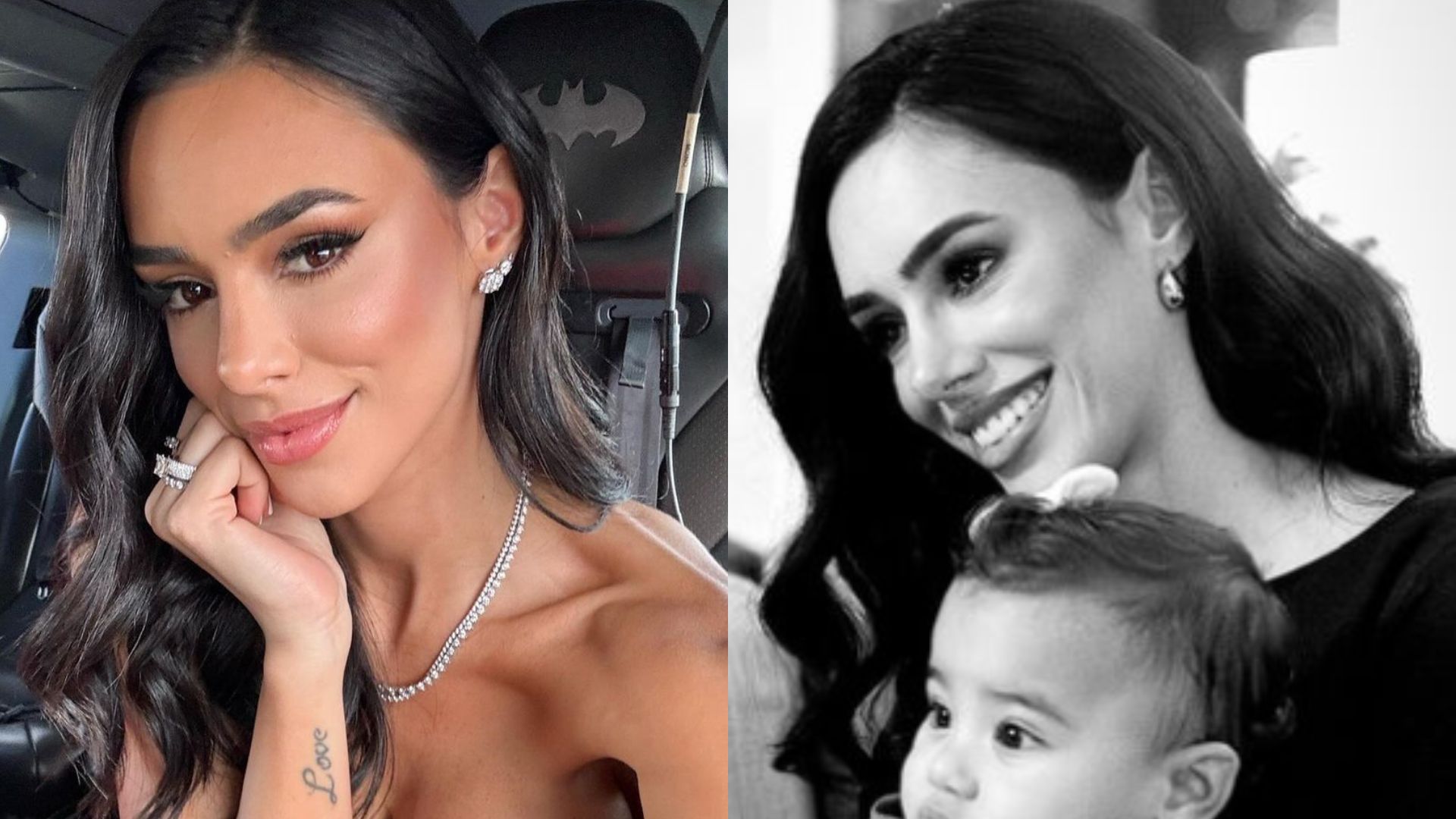 Bruna Biancardi se derrete com visita especial de Mavie em seu trabalho