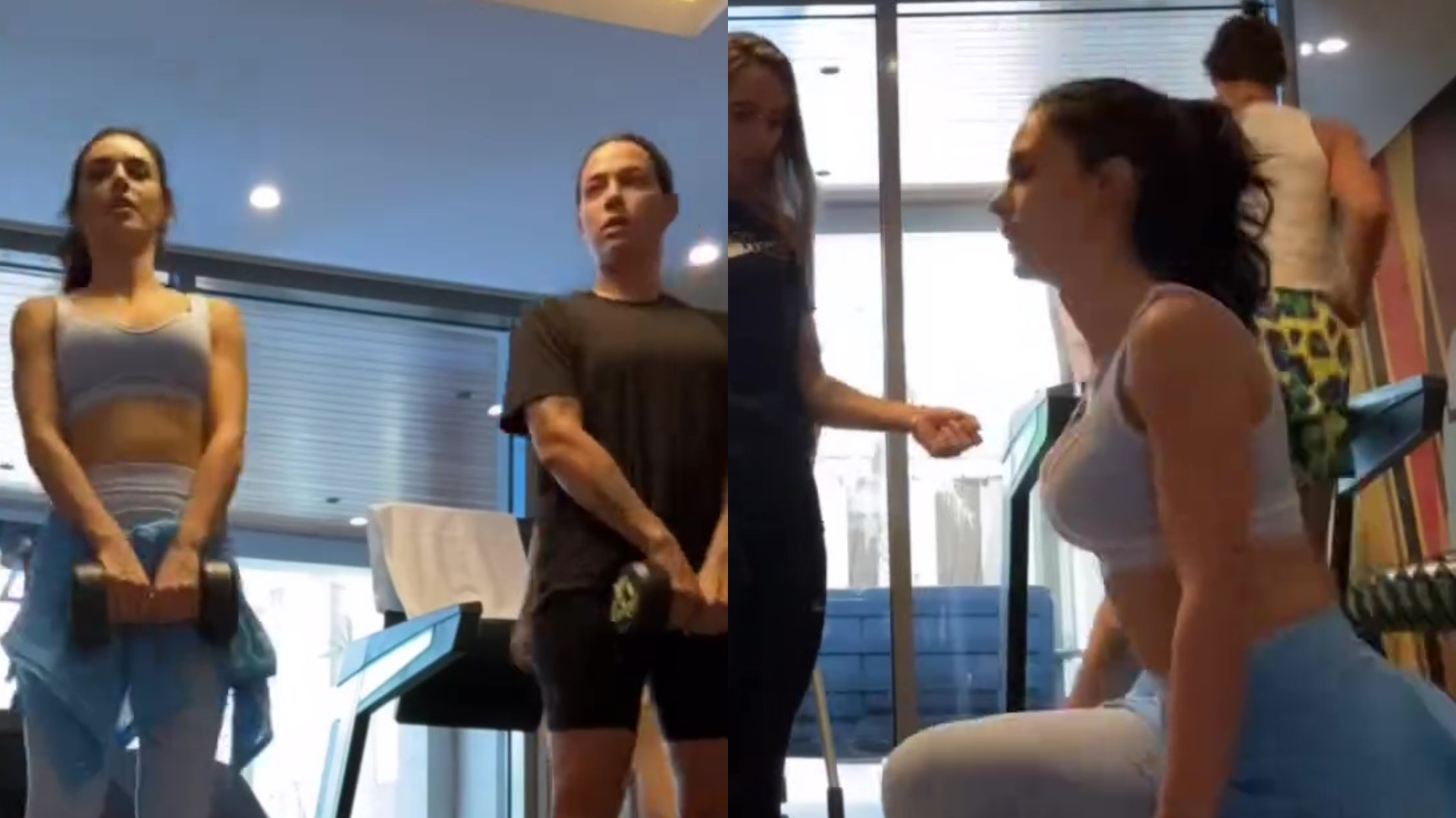 Mães dos filhos de Neymar, Carol Dantas e Bruna Biancardi treinam juntas