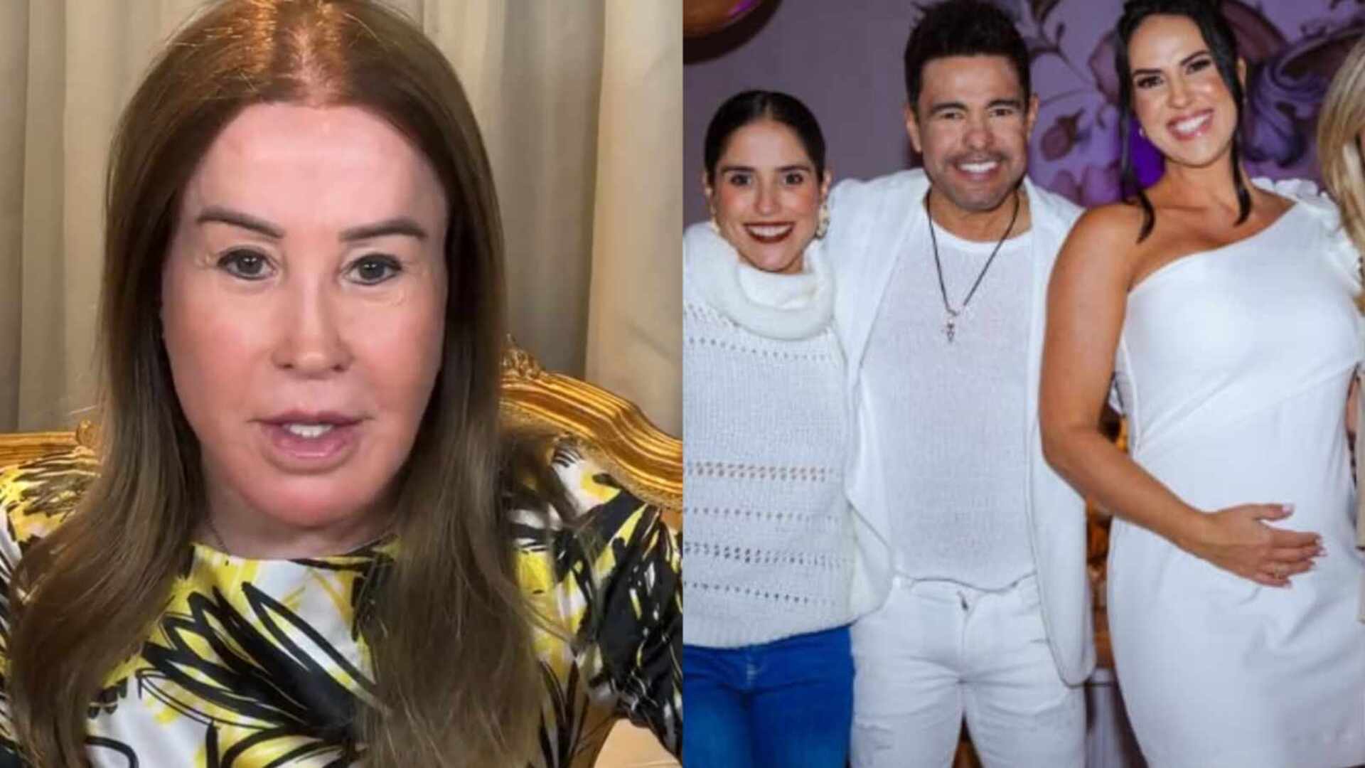 Camilla Camargo conta reação de Zilu ao saber de chá revelação de Graciele