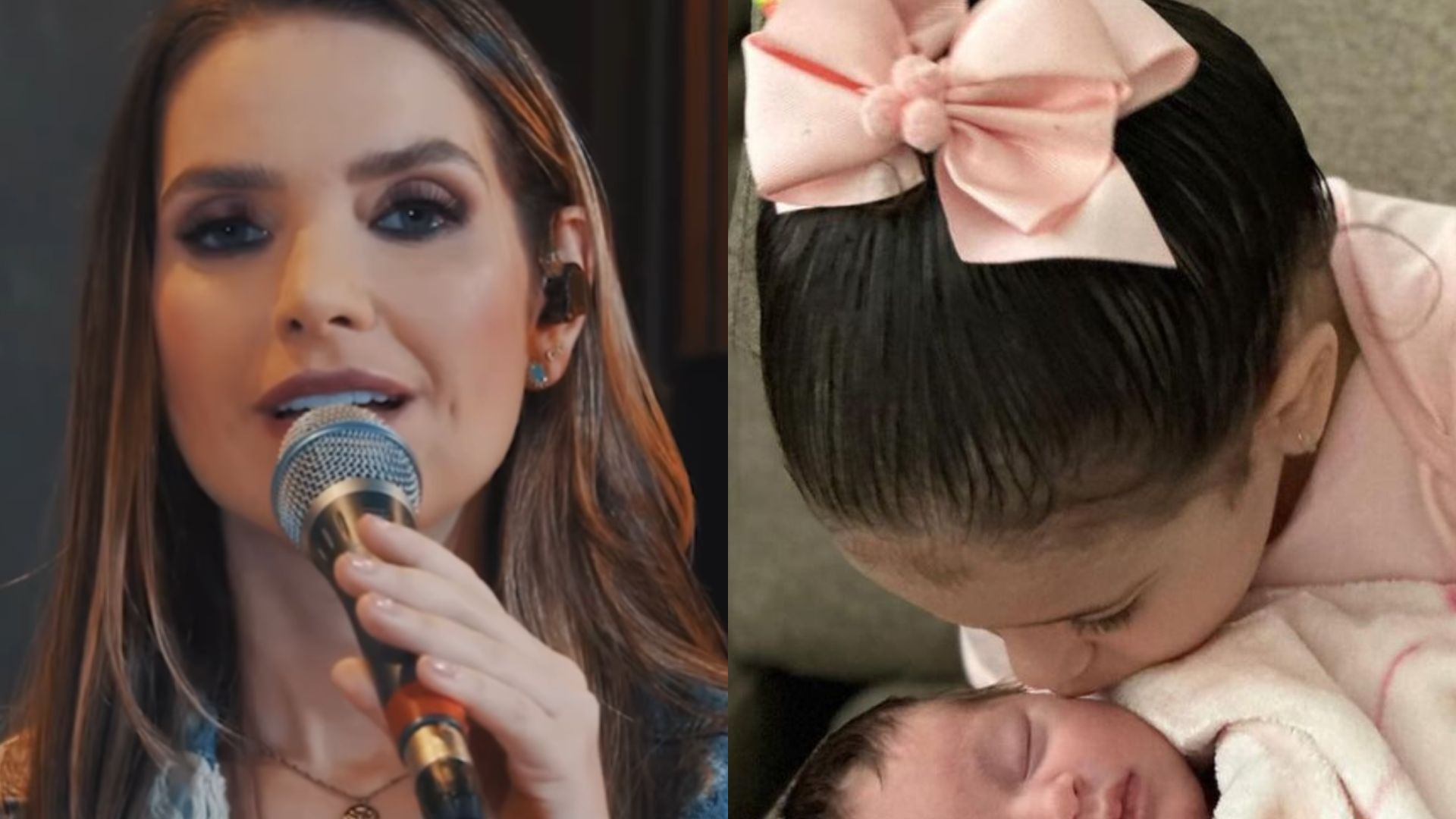 Camila Campos encanta ao registrar momento fofo entre as filhas: ‘Princesas’