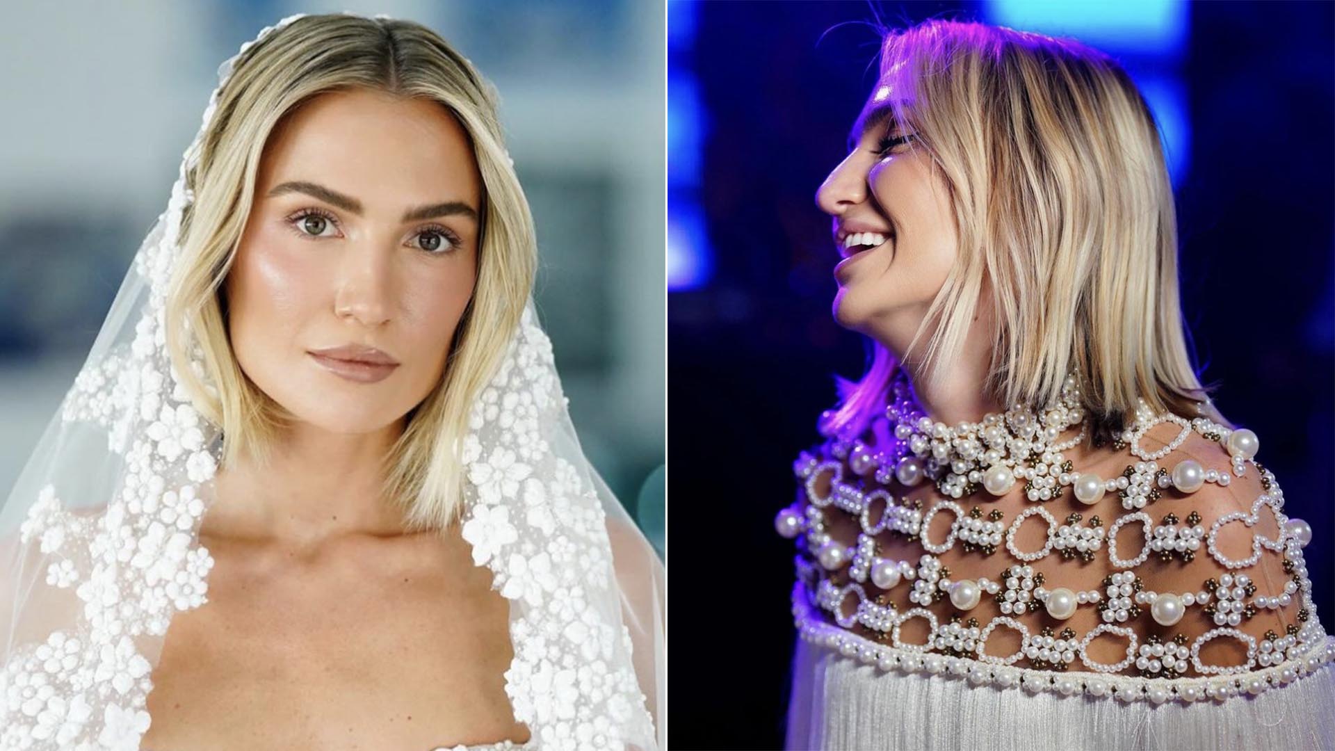 Vestidos de noiva de Julia Piquet: Saiba os detalhes dos dois looks