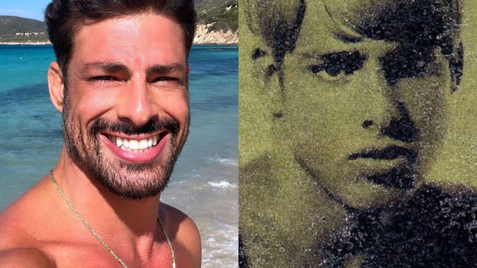 Cauã Reymond impressiona com fotos inéditas do início da carreira