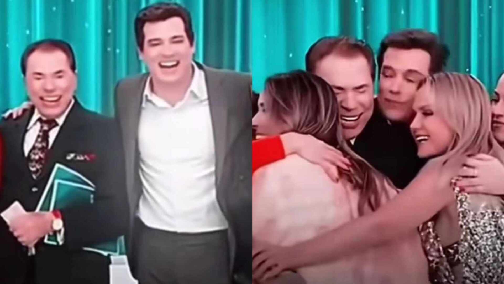 Celso Portiolli diverte ao relembrar ‘beijo roubado’ em Silvio Santos