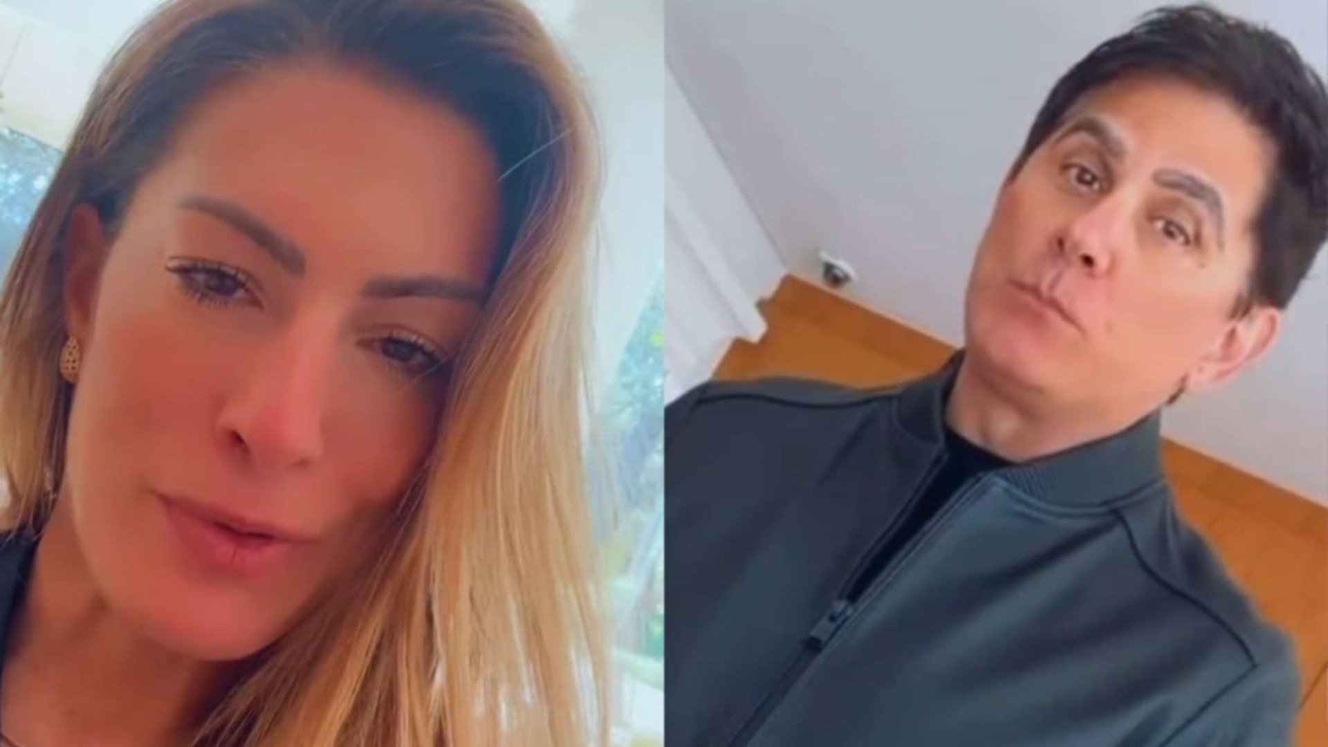 Cesar Filho assume o fogão de casa e surpreende Elaine Mickely: ‘Demais’