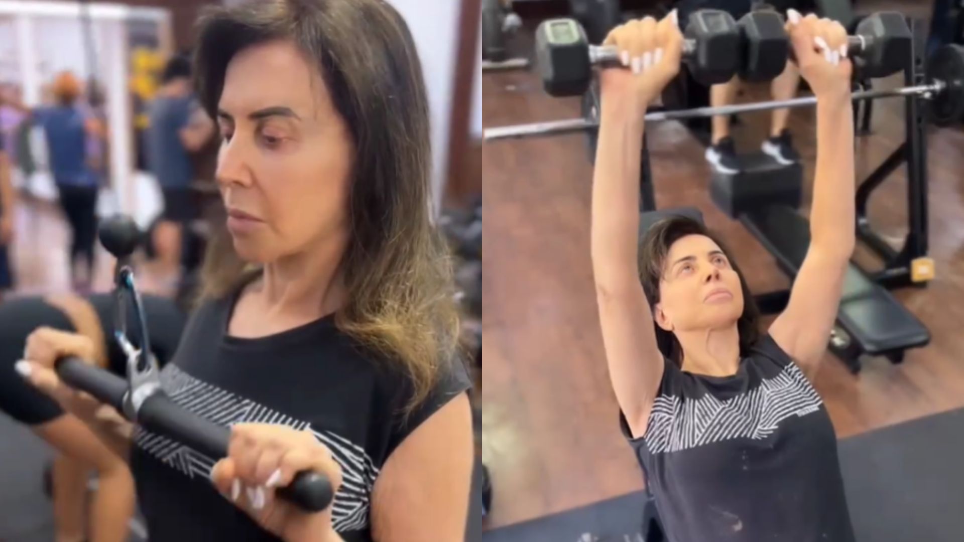 Claudia Alencar compartilha retorno à rotina de exercícios após internações