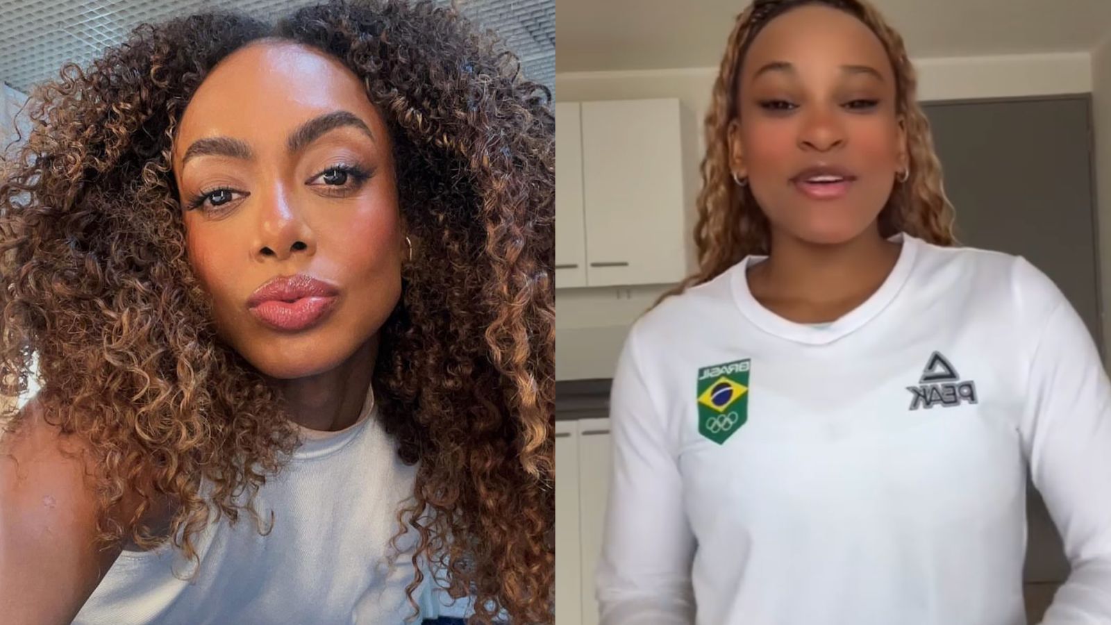 Dandara Mariana fala sobre rumores de desavença com Rebeca Andrade: ‘Evitando’