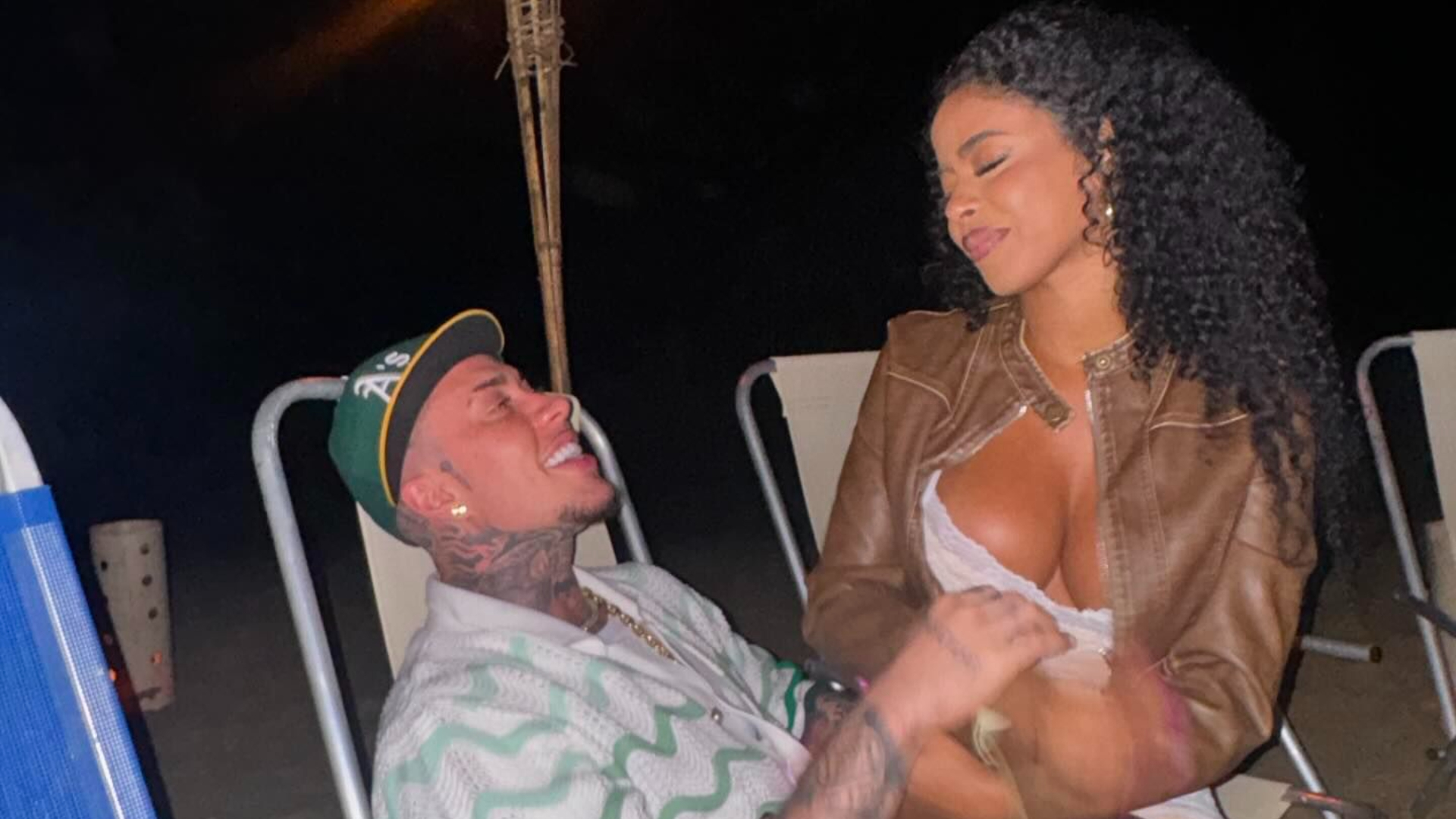 Grávida, Lorena Maria divulga novo álbum de MC Daniel e brinca: ‘Para comprar as fraldas’