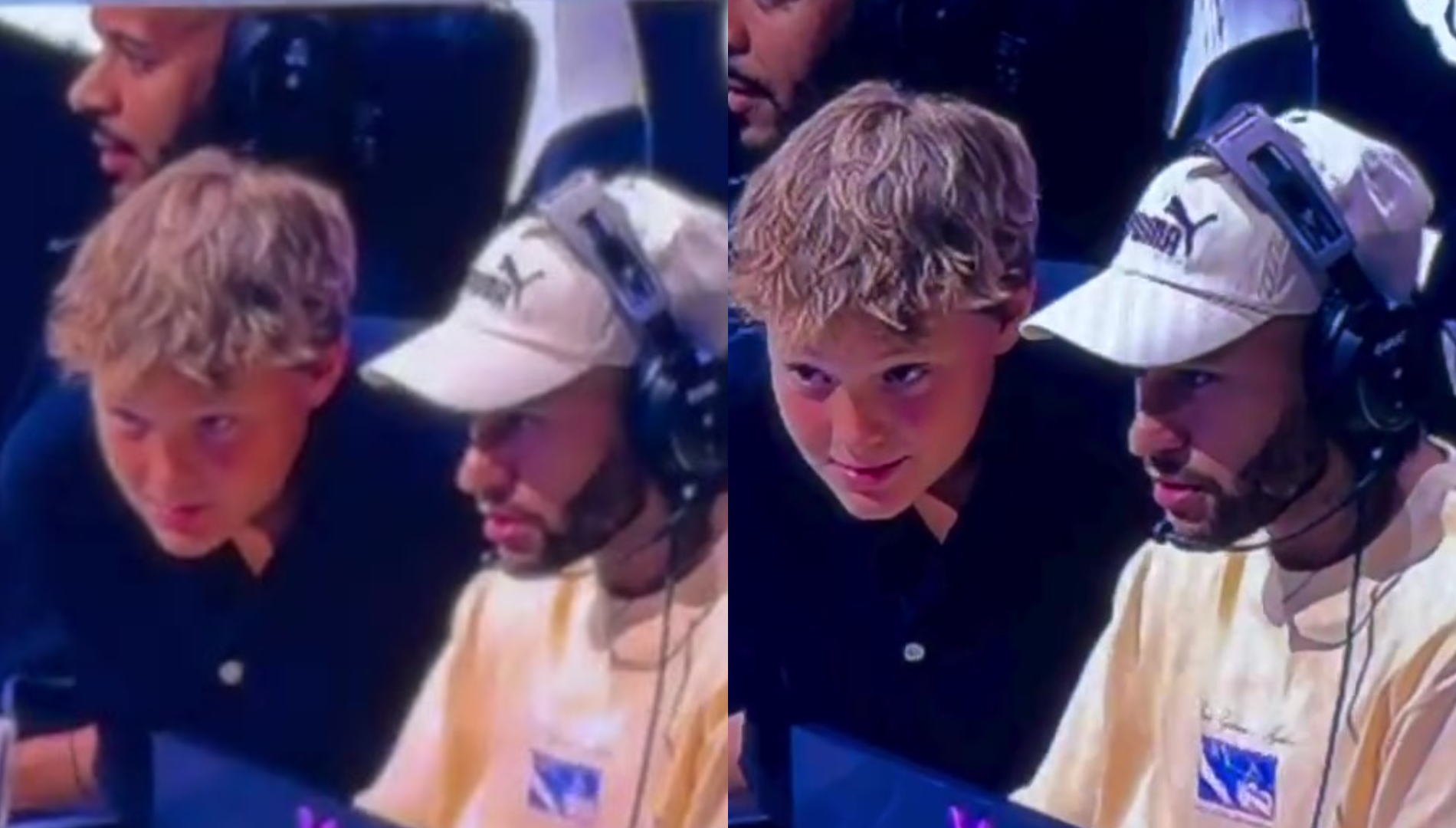Davi Lucca ajuda Neymar em partida de videogame e diverte Bruna Biancardi