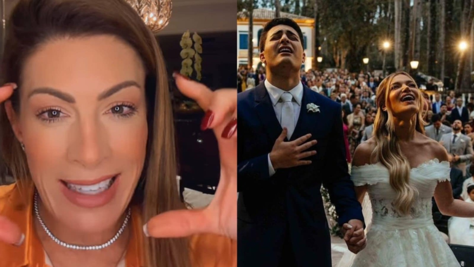 Elaine Mickely diz que filho não dormiu com esposa até casamento religioso