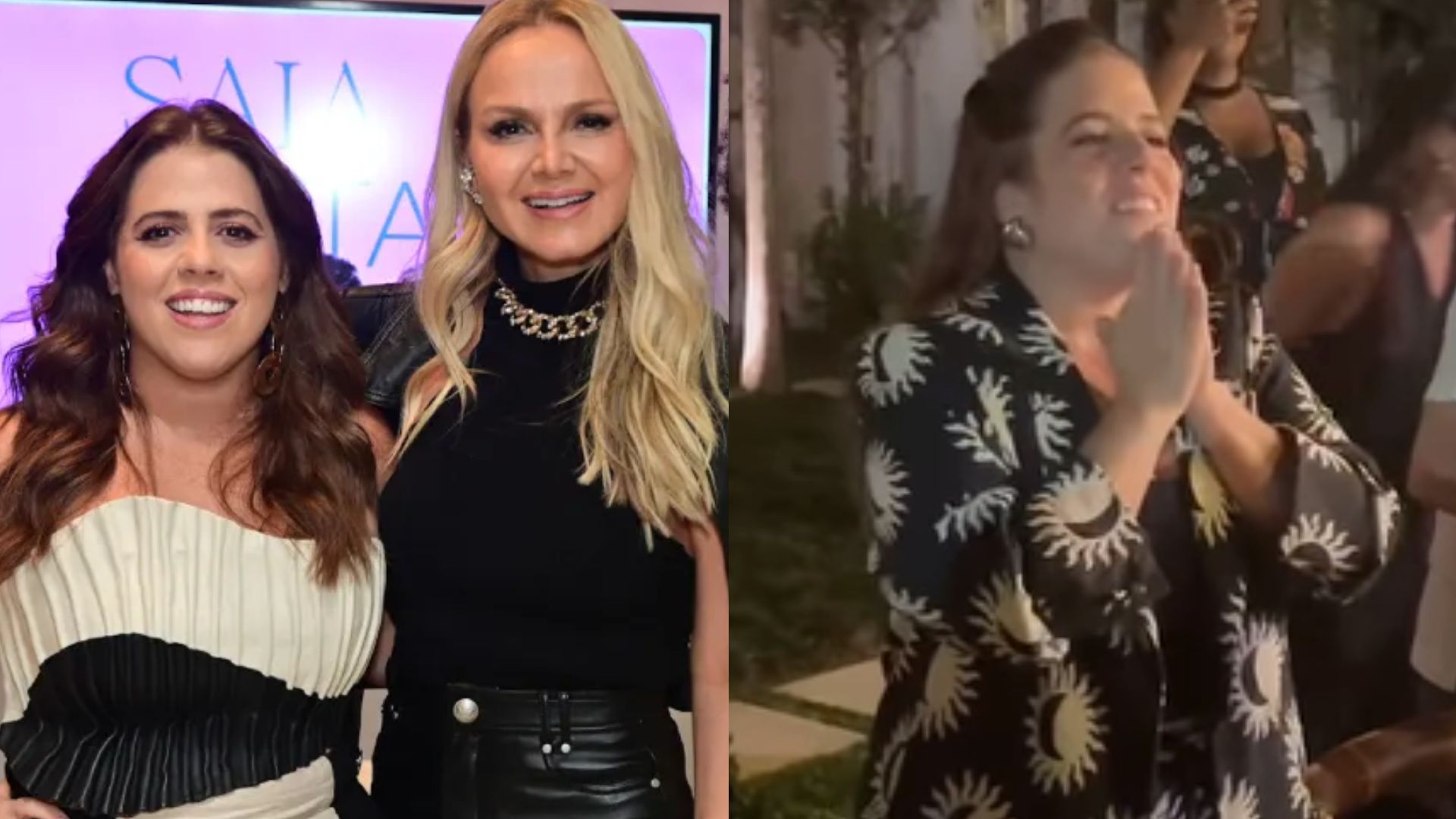 Tati Machado ganha festa surpresa de aniversário na casa de Eliana