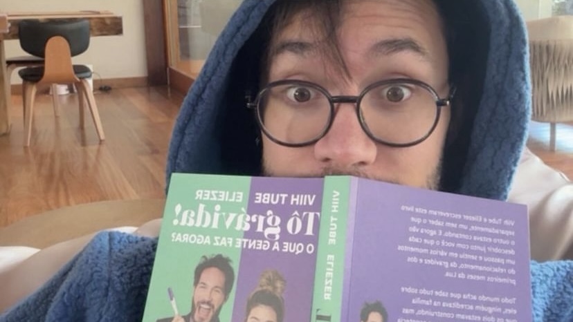 Eliezer se surpreende ao ler trecho que Viih Tube escreveu em novo livro