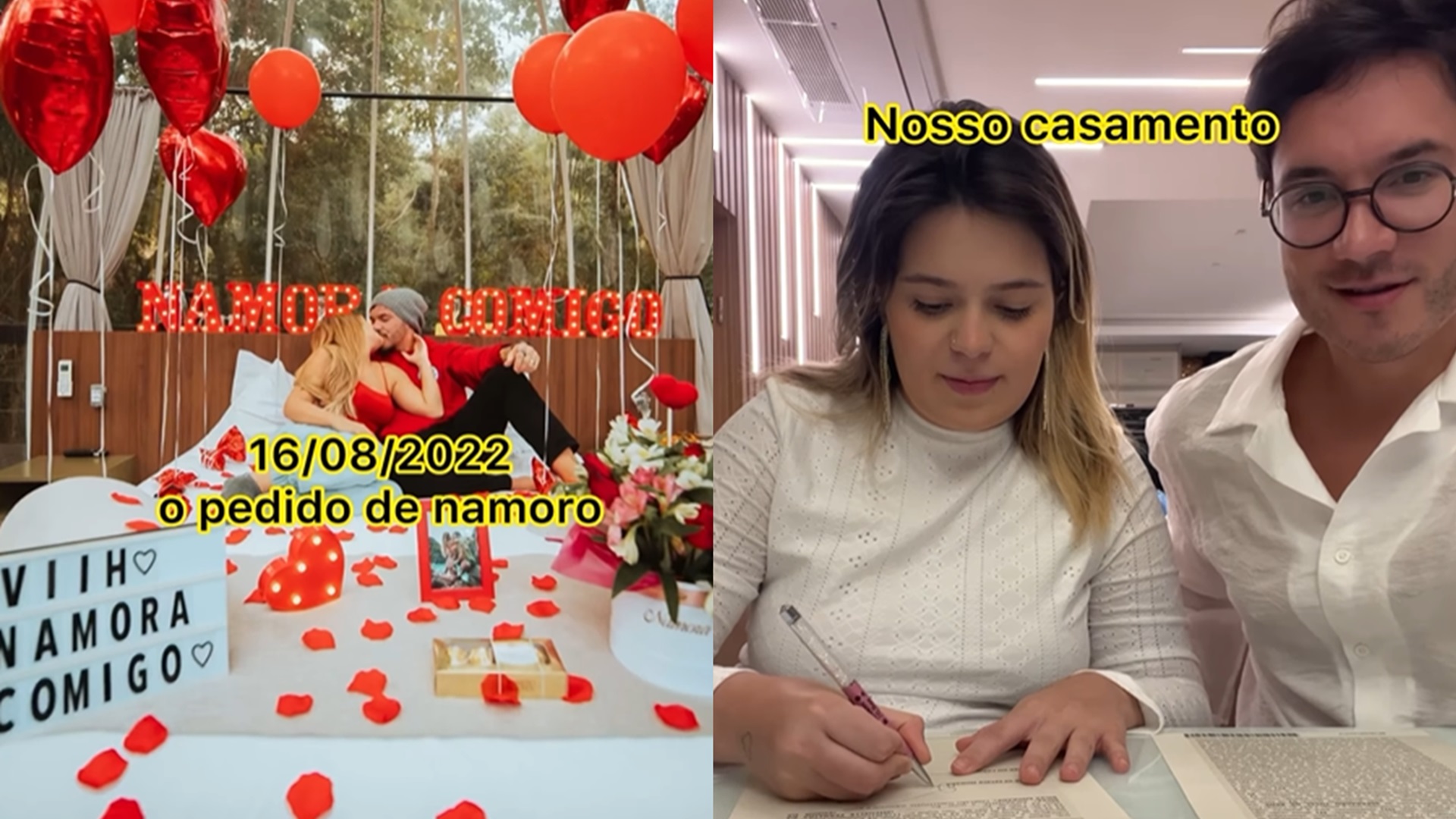 Eliezer faz retrospectiva dos anos ao lado de Viih Tube: “Só começamos”