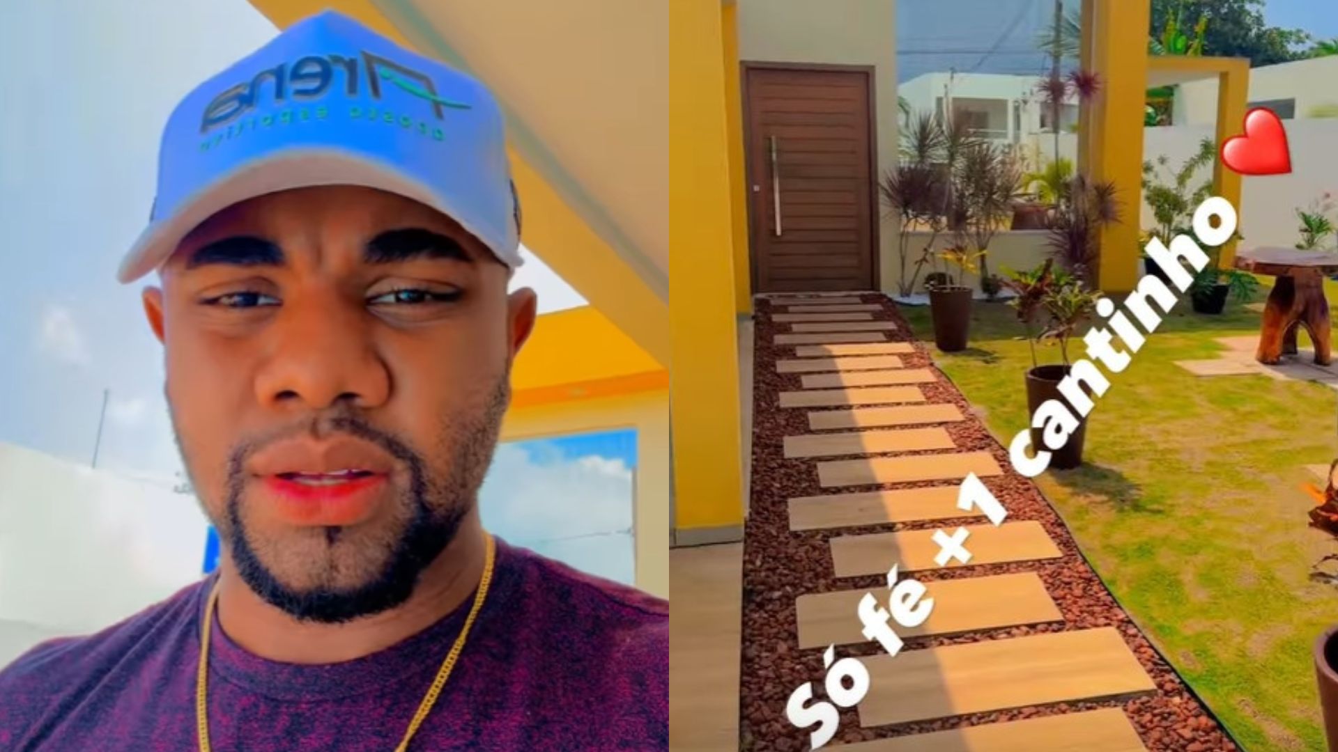 Ex-BBB Davi Brito exibe detalhes de suas casas: ‘Fazendo a ronda’