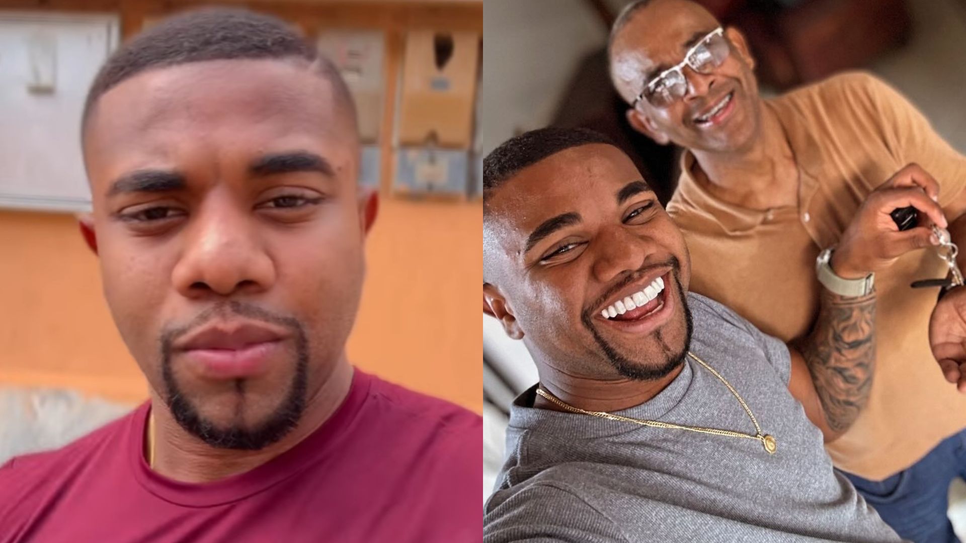 Ex-BBB Davi celebra nova conquista ao lado do pai: ‘Sonho realizado’