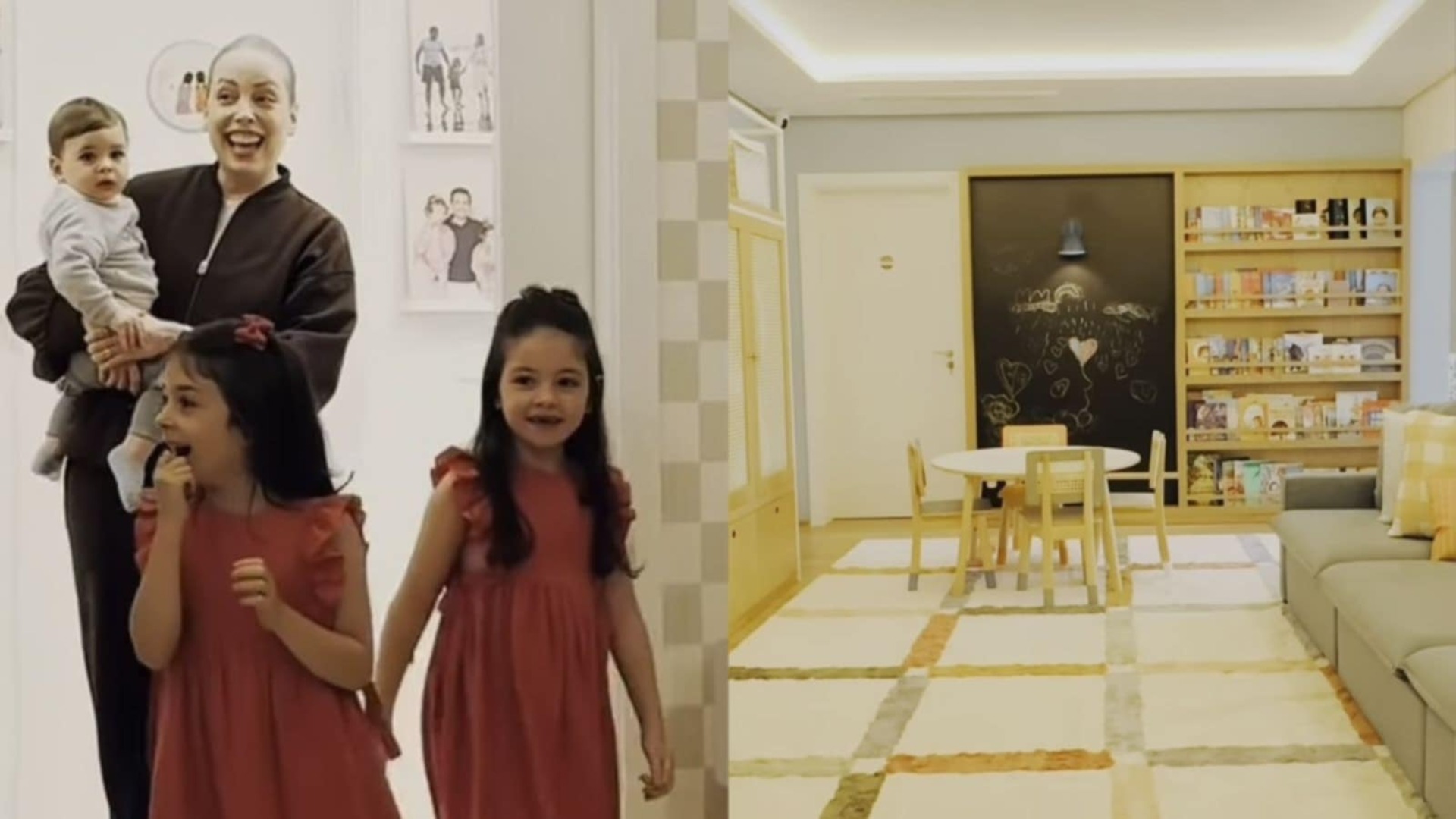 Fabiana Justus impressiona ao mostrar detalhes de ‘sala da família’; veja