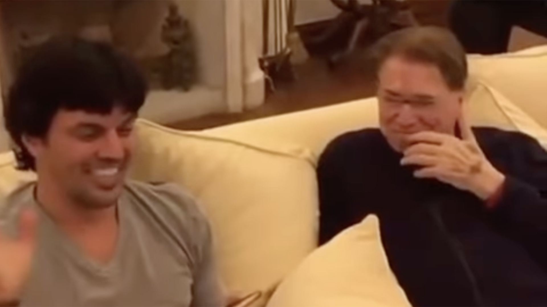 Genro de Silvio Santos relembra vídeo imitando o apresentador na frente dele