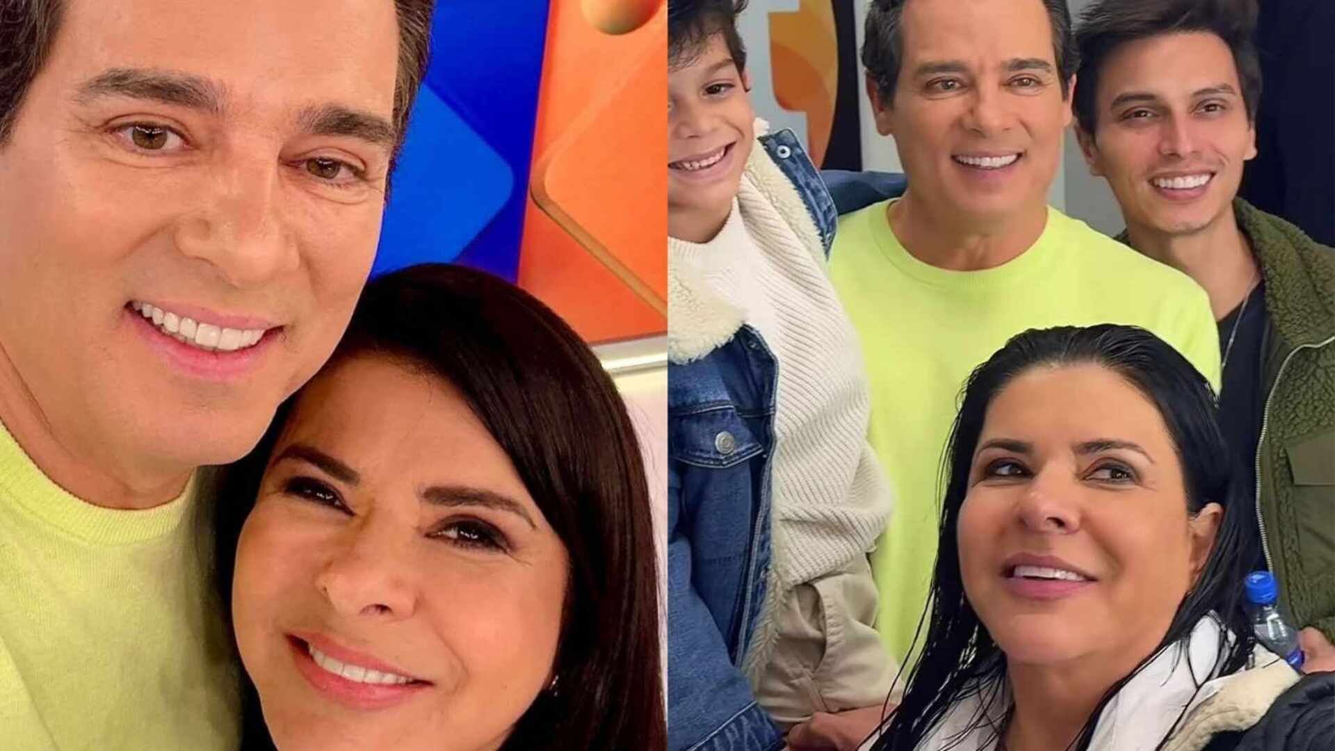 Filho de Mara Maravilha encanta ao surgir com Celso Portiolli