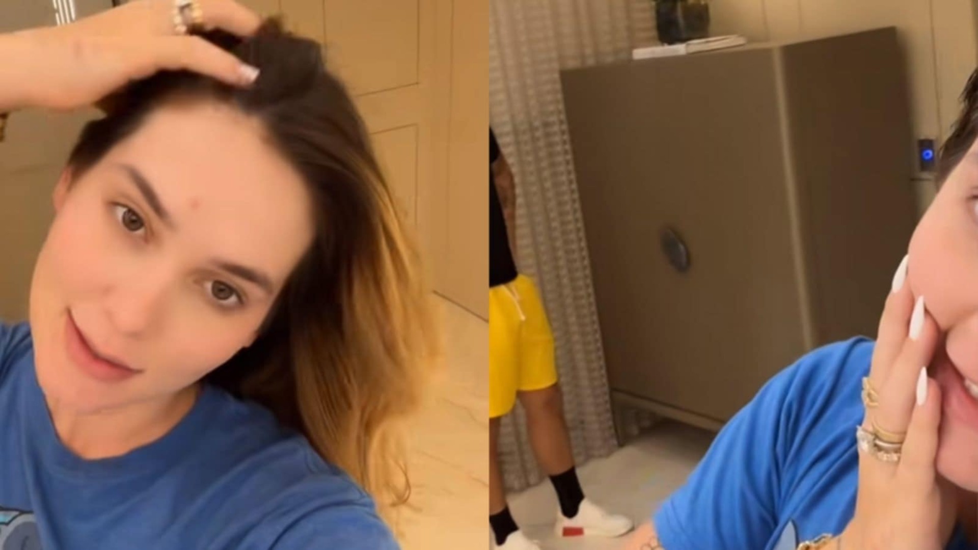 Virginia impressiona ao mostrar como é o frigobar de sua suíte