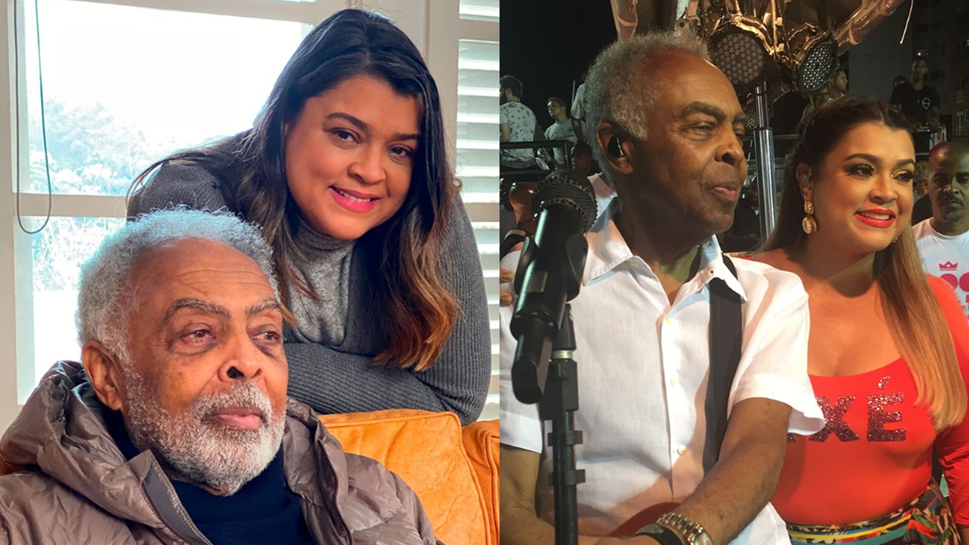 Gilberto Gil abre álbum de fotos ao comemorar aniversário de Preta Gil