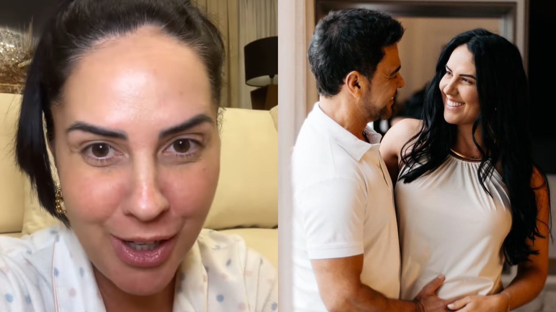 Graciele Lacerda revela detalhes de chá revelação do primeiro filho com Zezé