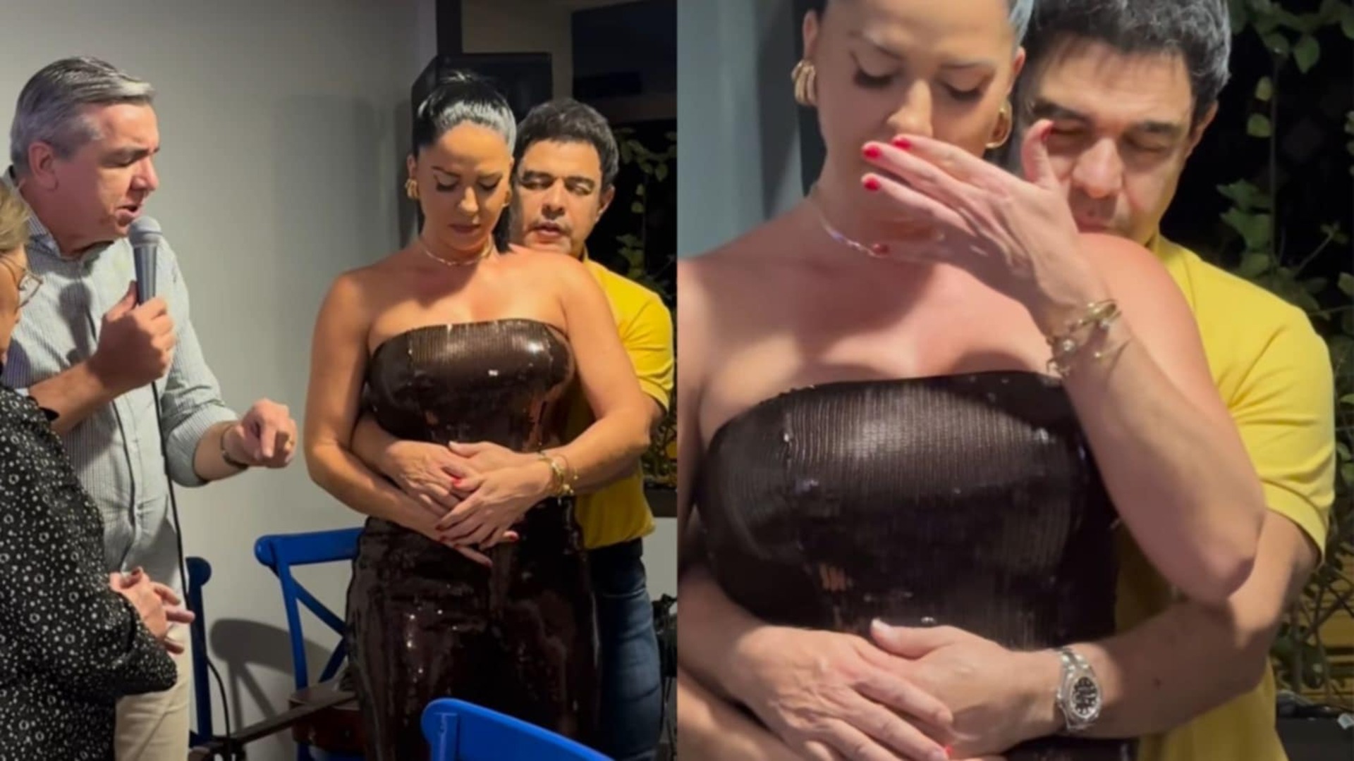 Graciele Lacerda se emociona e chora no aniversário da sogra: ‘Senti muito’